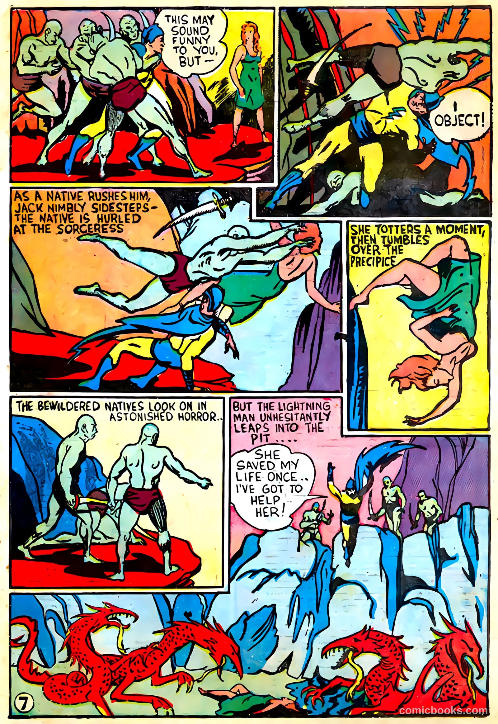 Blue Bolt #105 (1950) — page 7 of 8