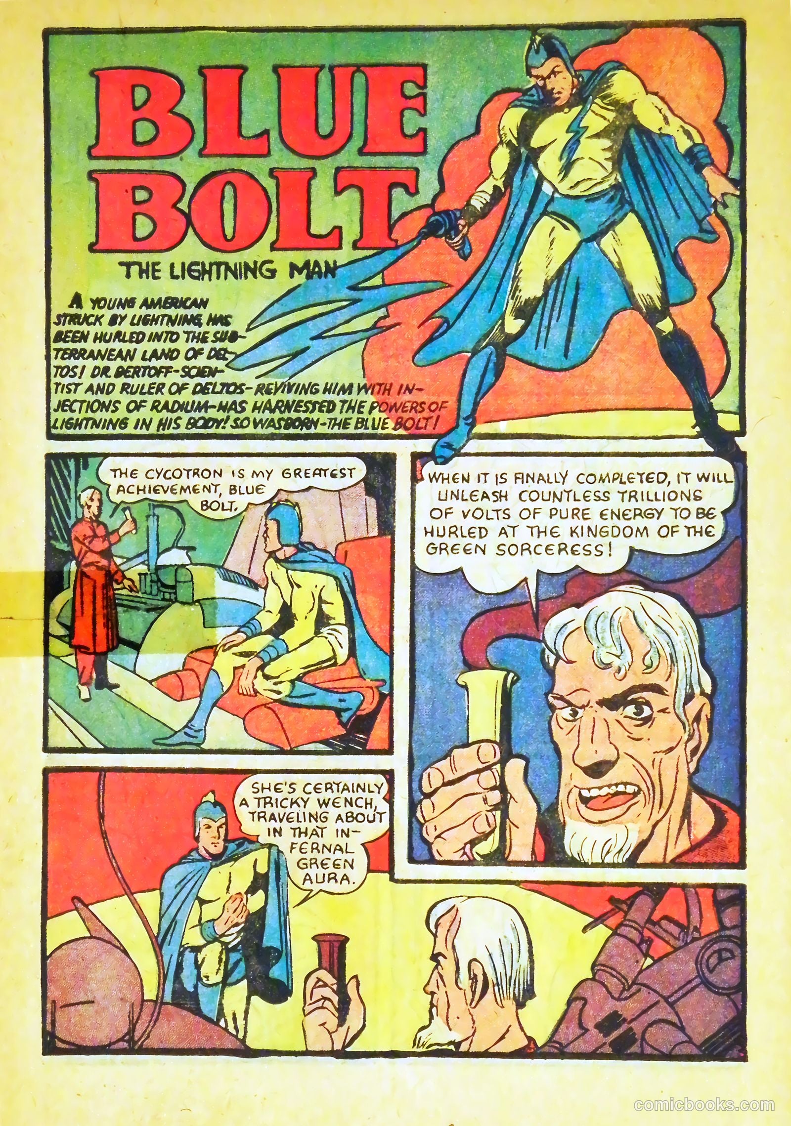 Blue Bolt #106 (1950) — page 3 of 36