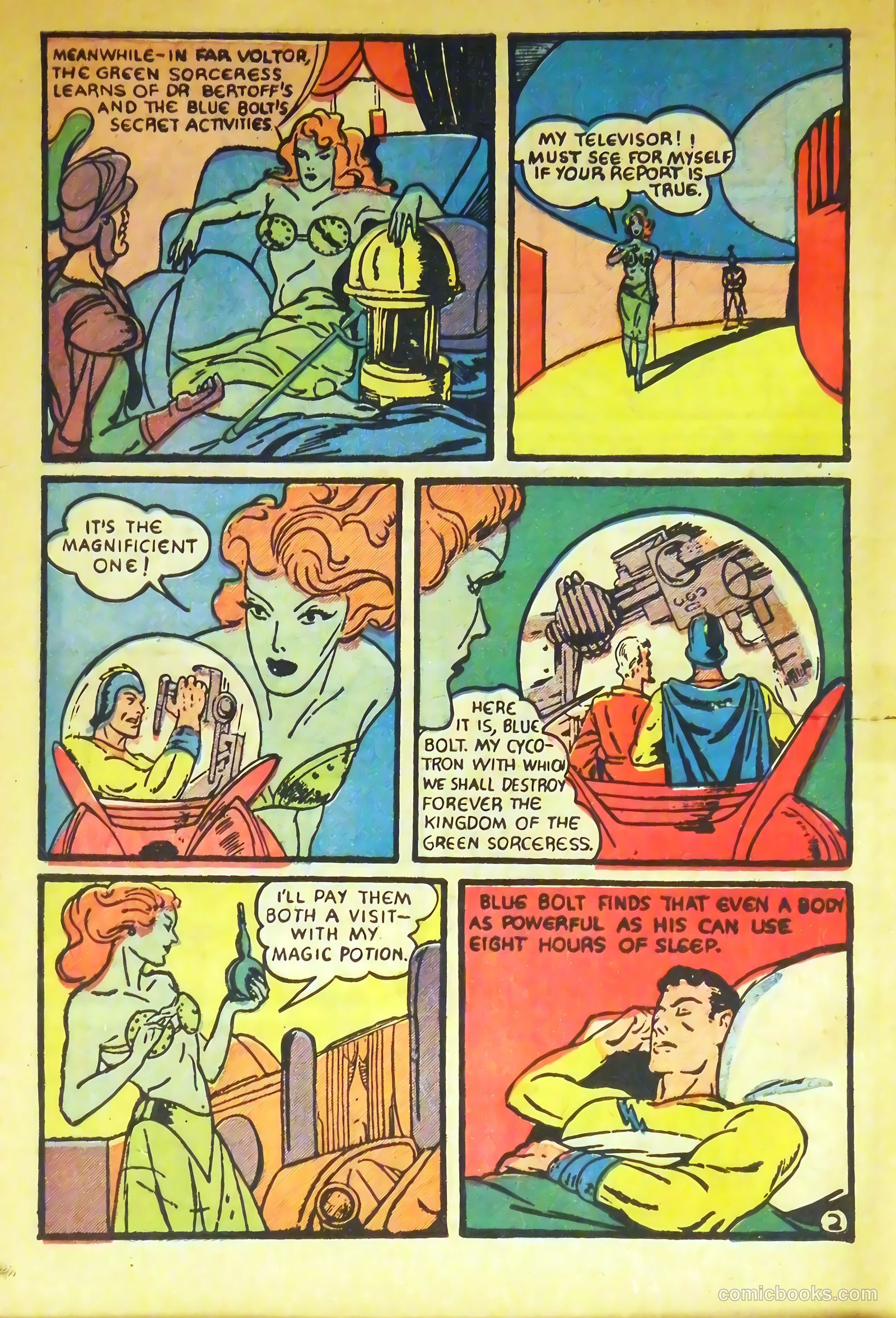 Blue Bolt #106 (1950) — page 4 of 36