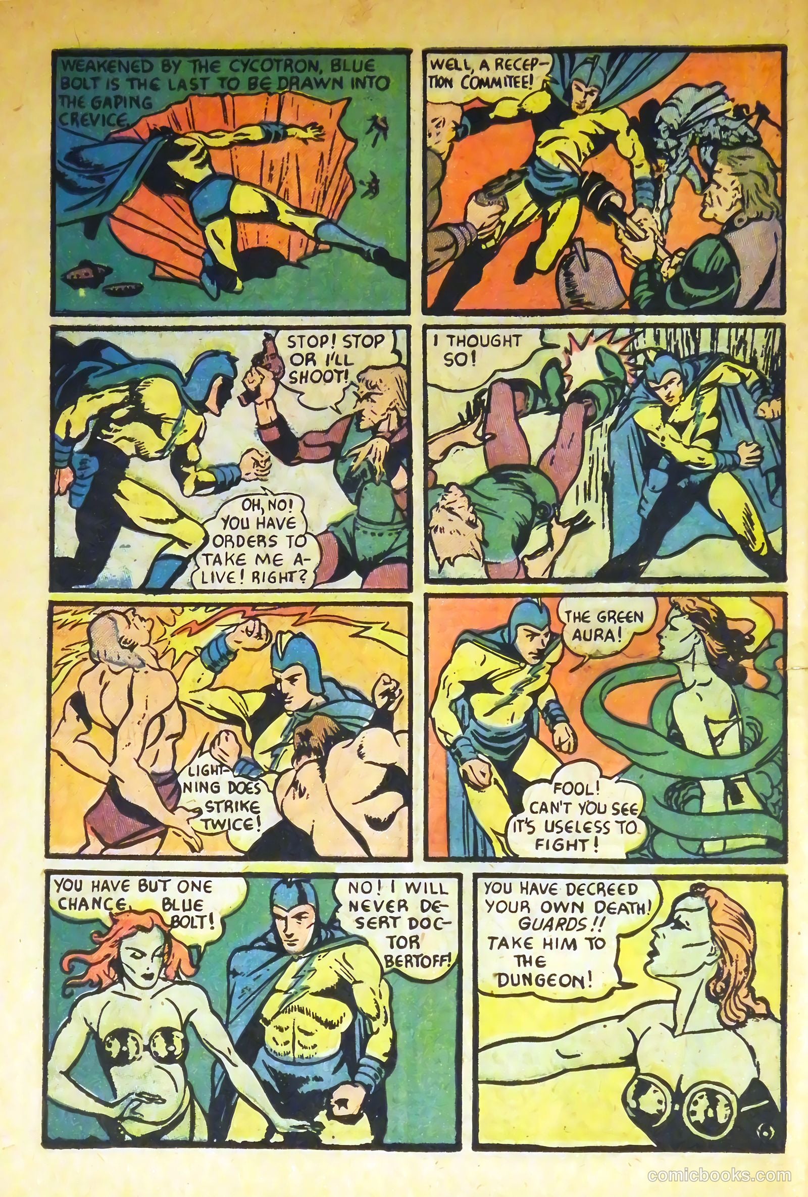 Blue Bolt #106 (1950) — page 10 of 36