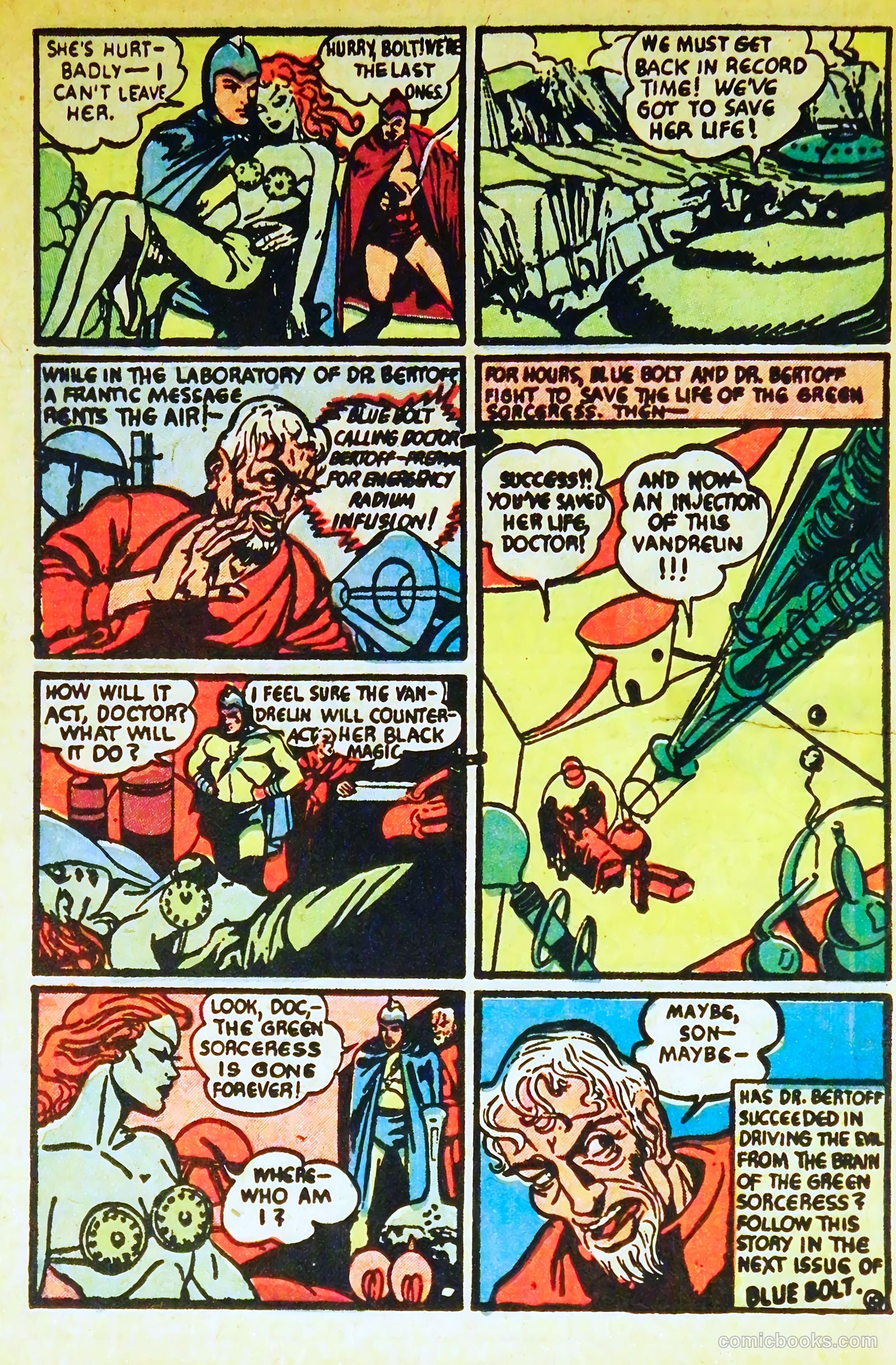 Blue Bolt #106 (1950) — page 12 of 36