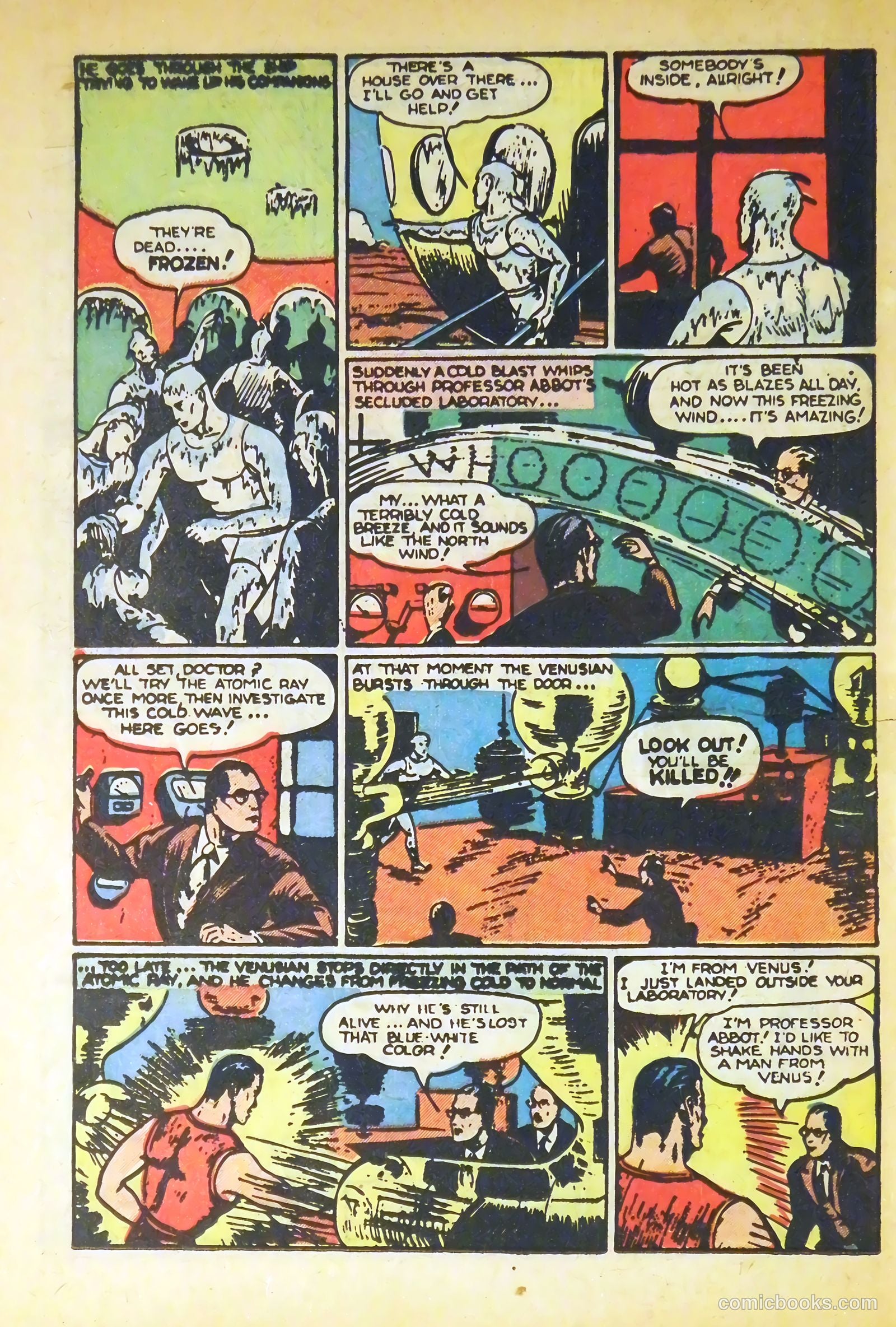 Blue Bolt #106 (1950) — page 16 of 36