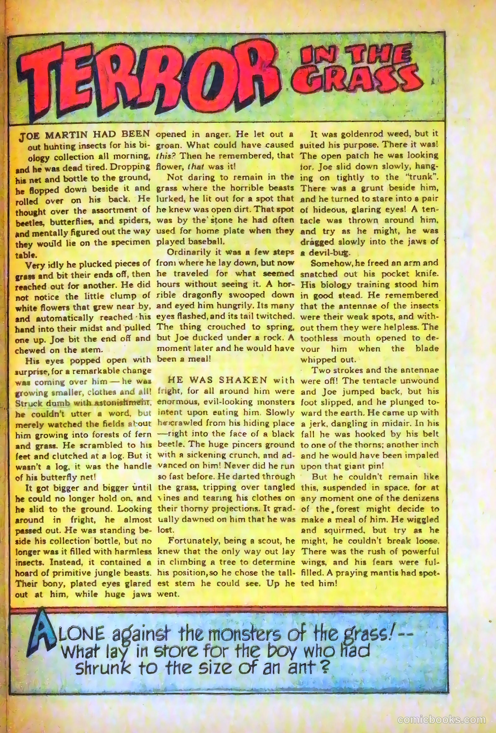 Blue Bolt #106 (1950) — page 23 of 36