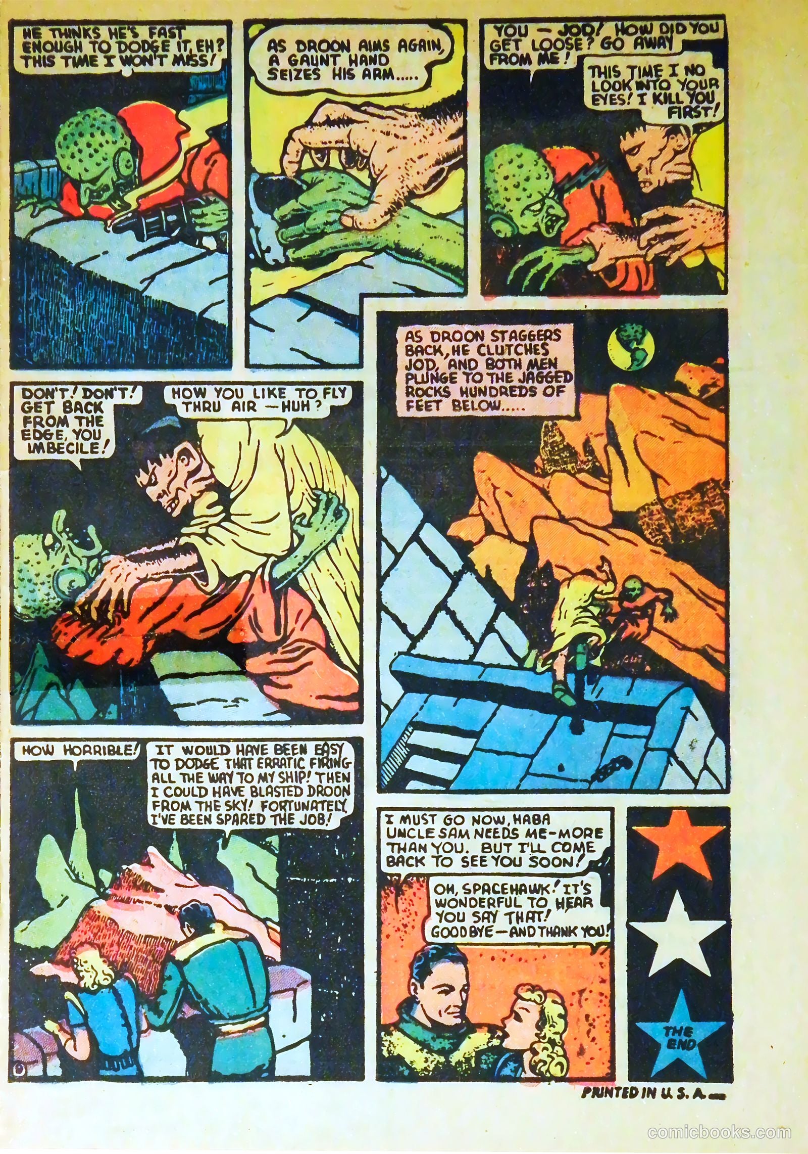 Blue Bolt #106 (1950) — page 33 of 36
