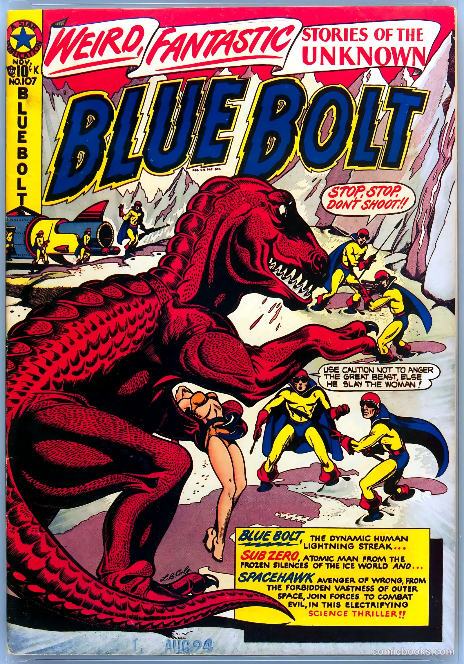 Blue Bolt #107