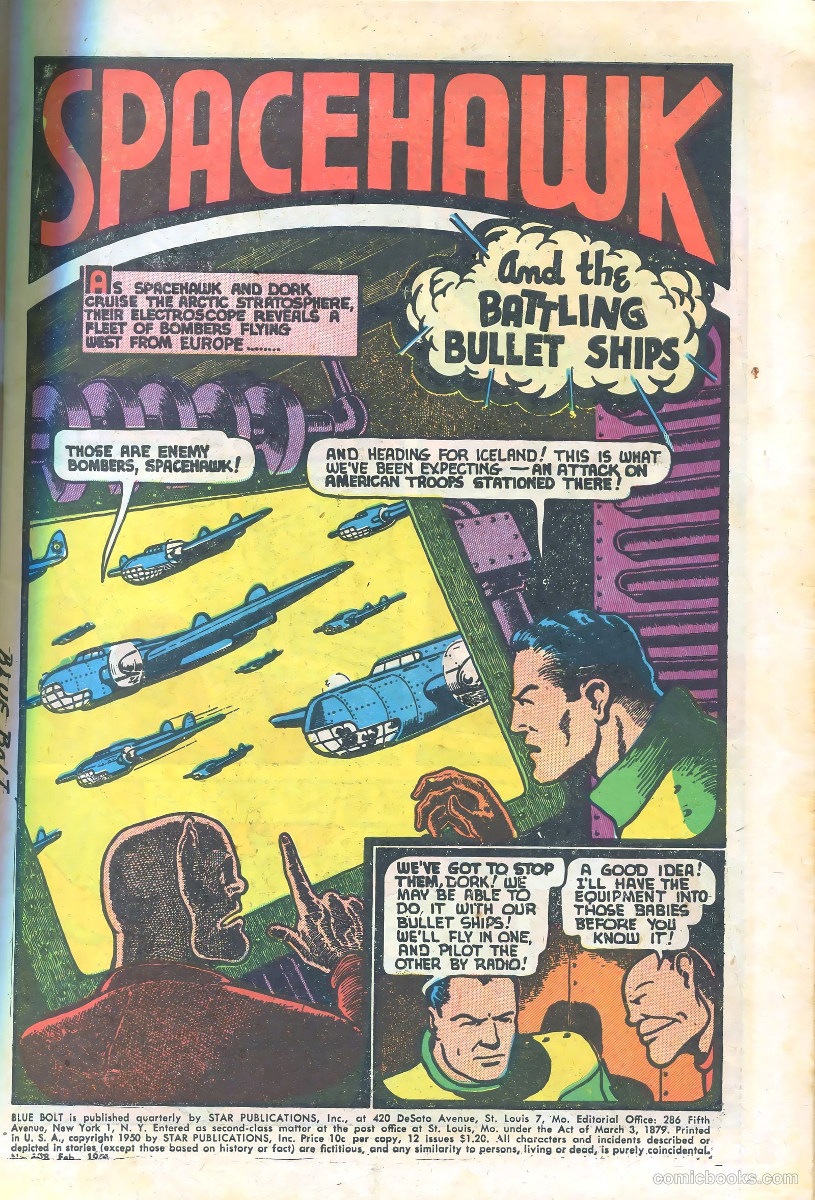 Blue Bolt #108 (1951) — page 3 of 36