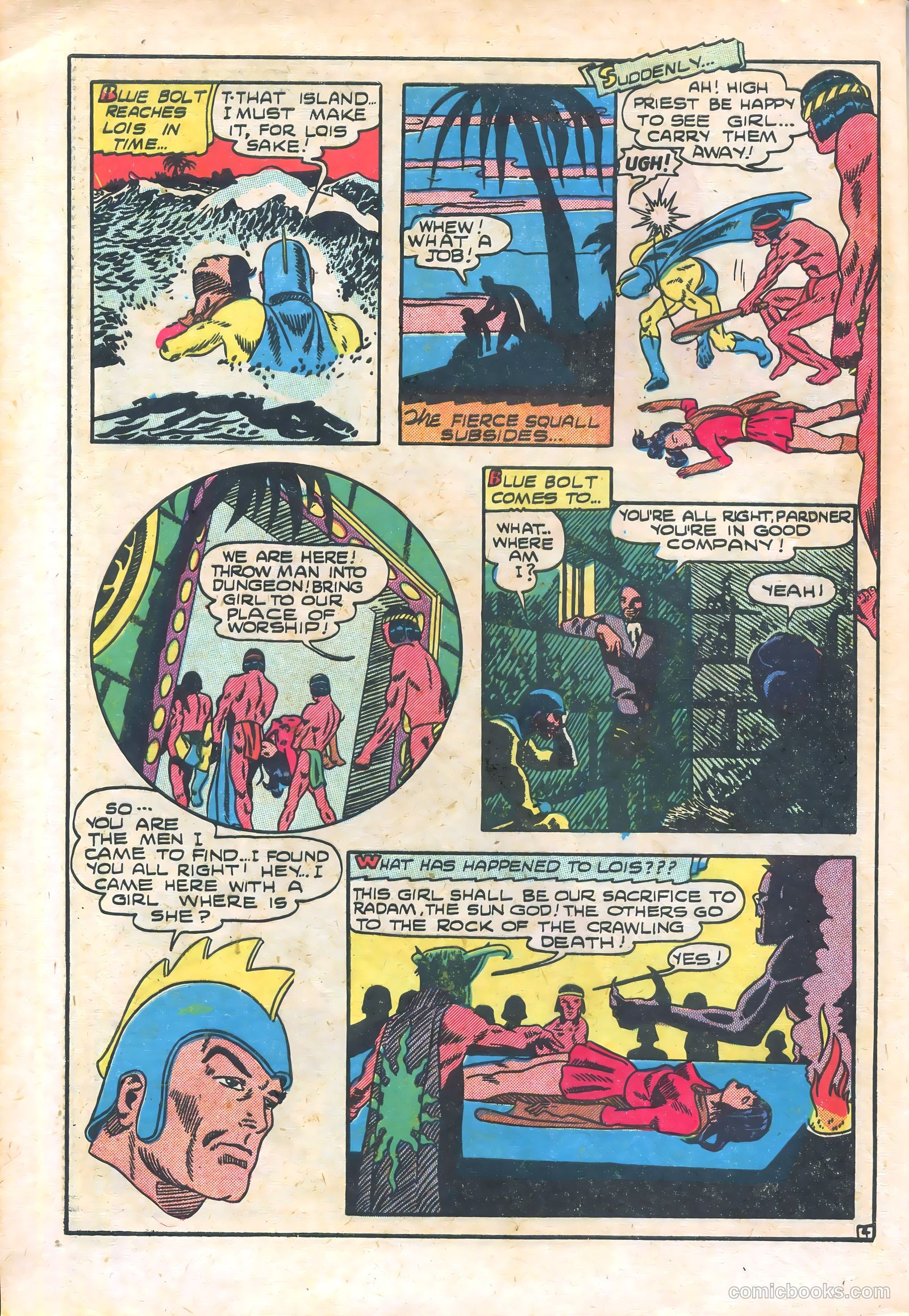 Blue Bolt #108 (1951) — page 28 of 36