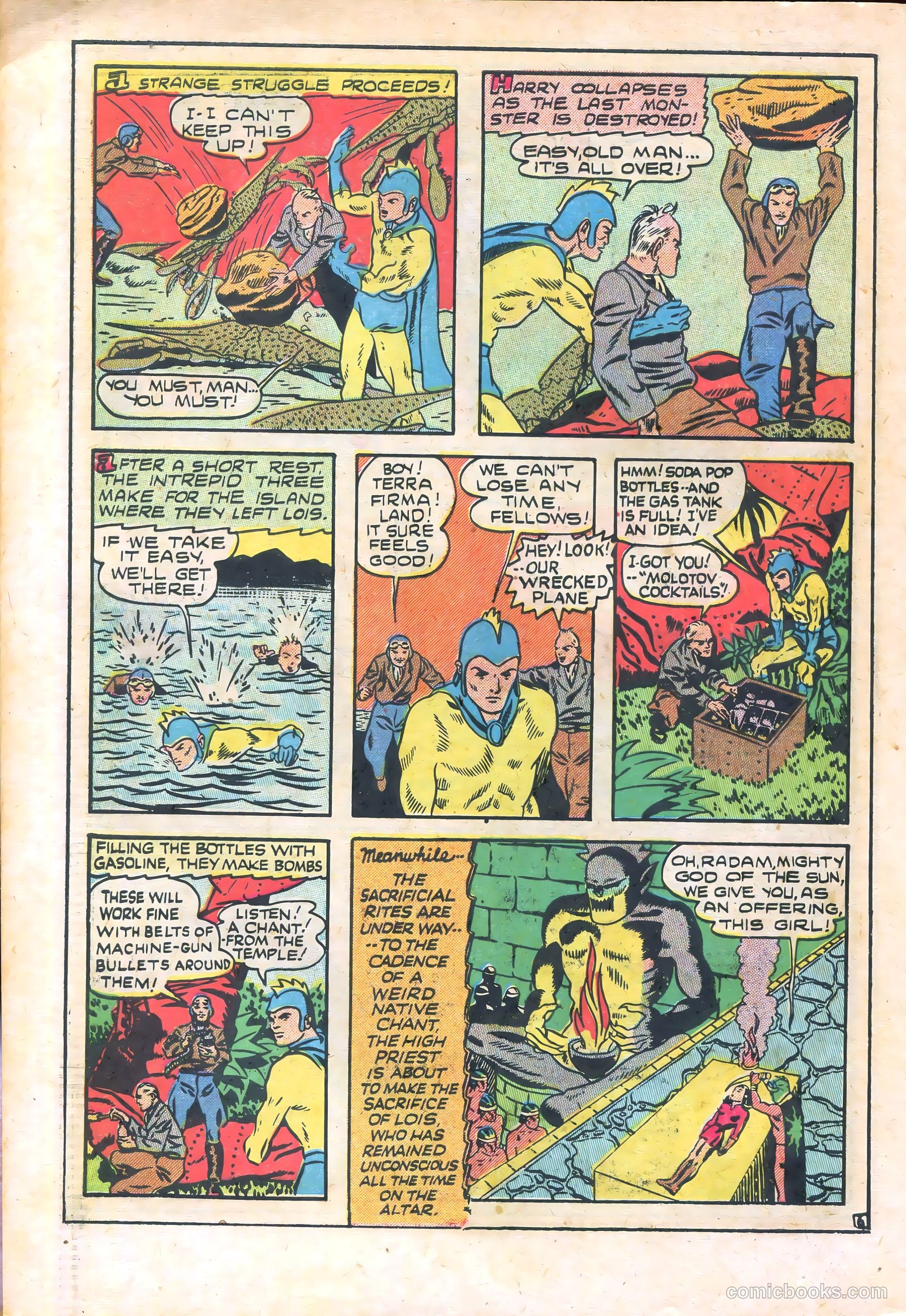 Blue Bolt #108 (1951) — page 30 of 36