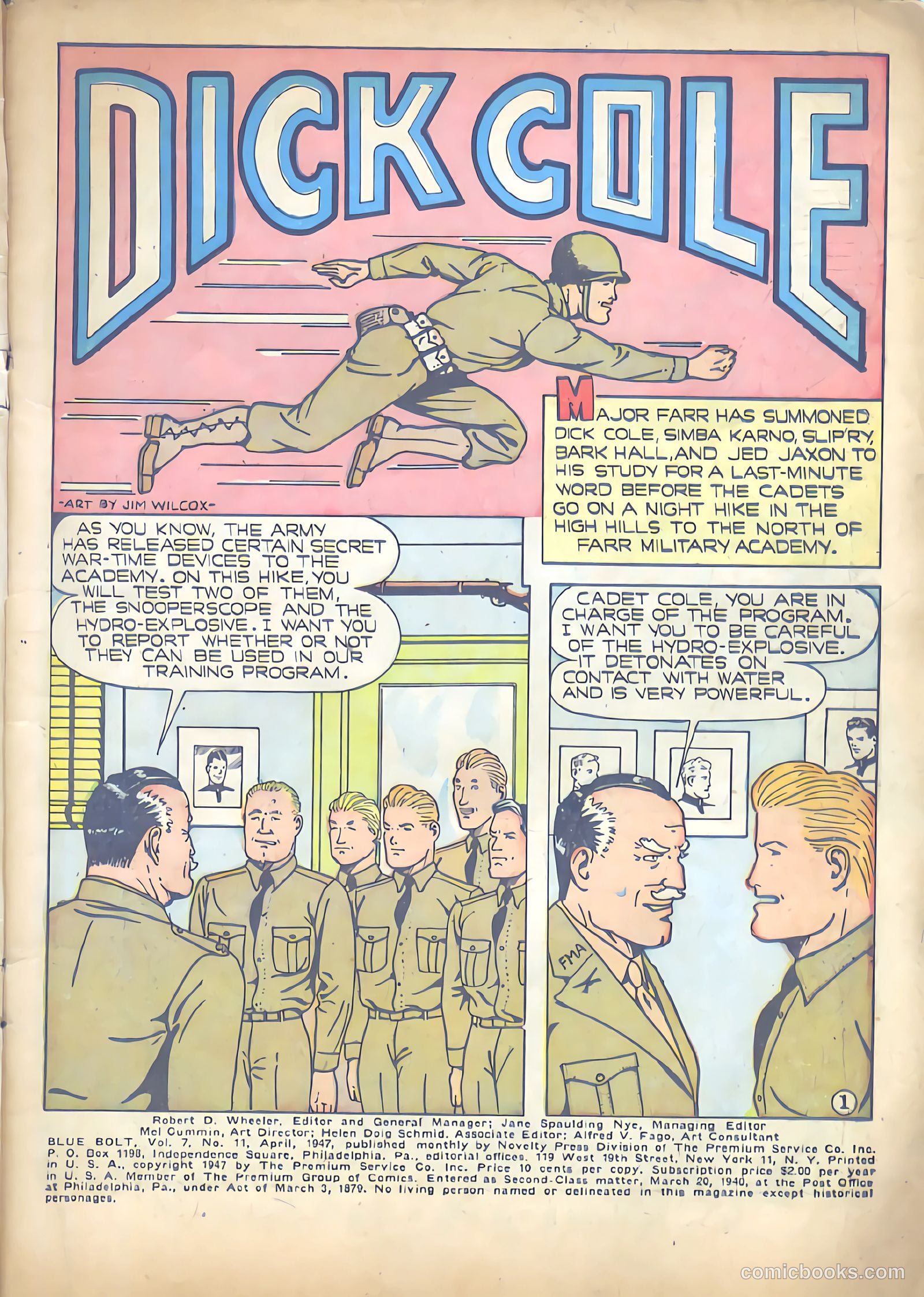 Blue Bolt #11 (1953) — page 3 of 52