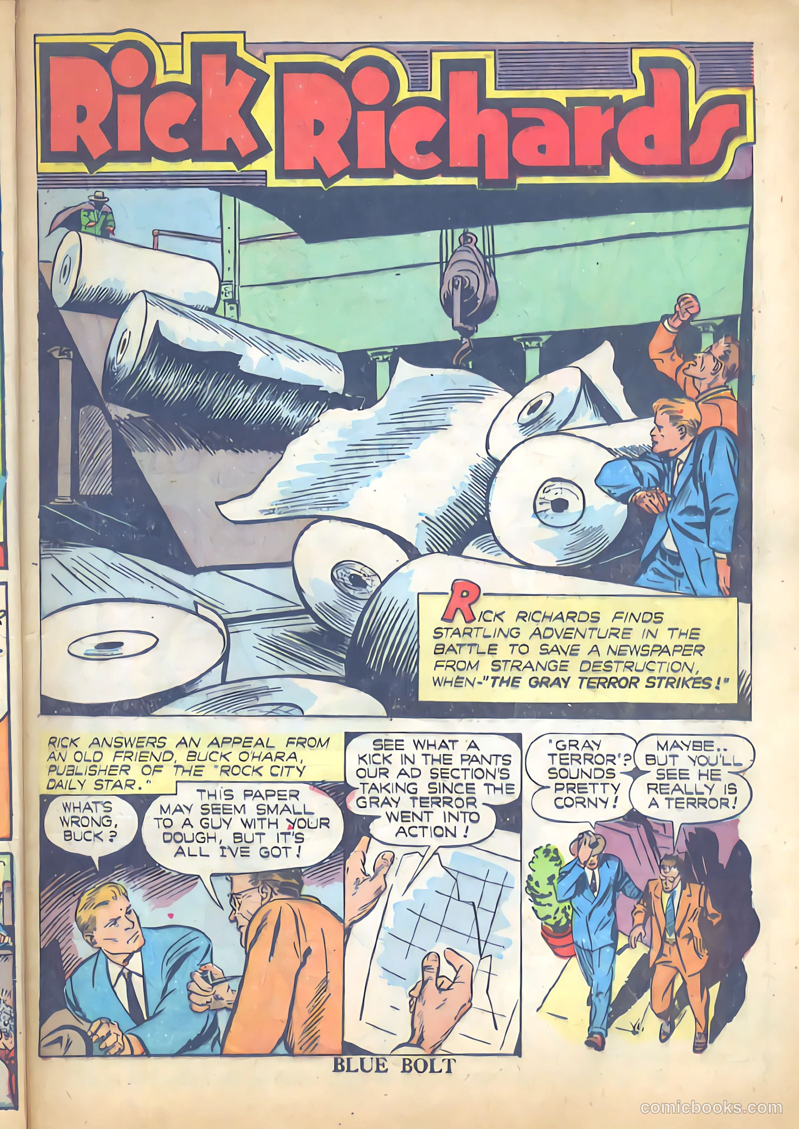 Blue Bolt #11 (1953) — page 13 of 52