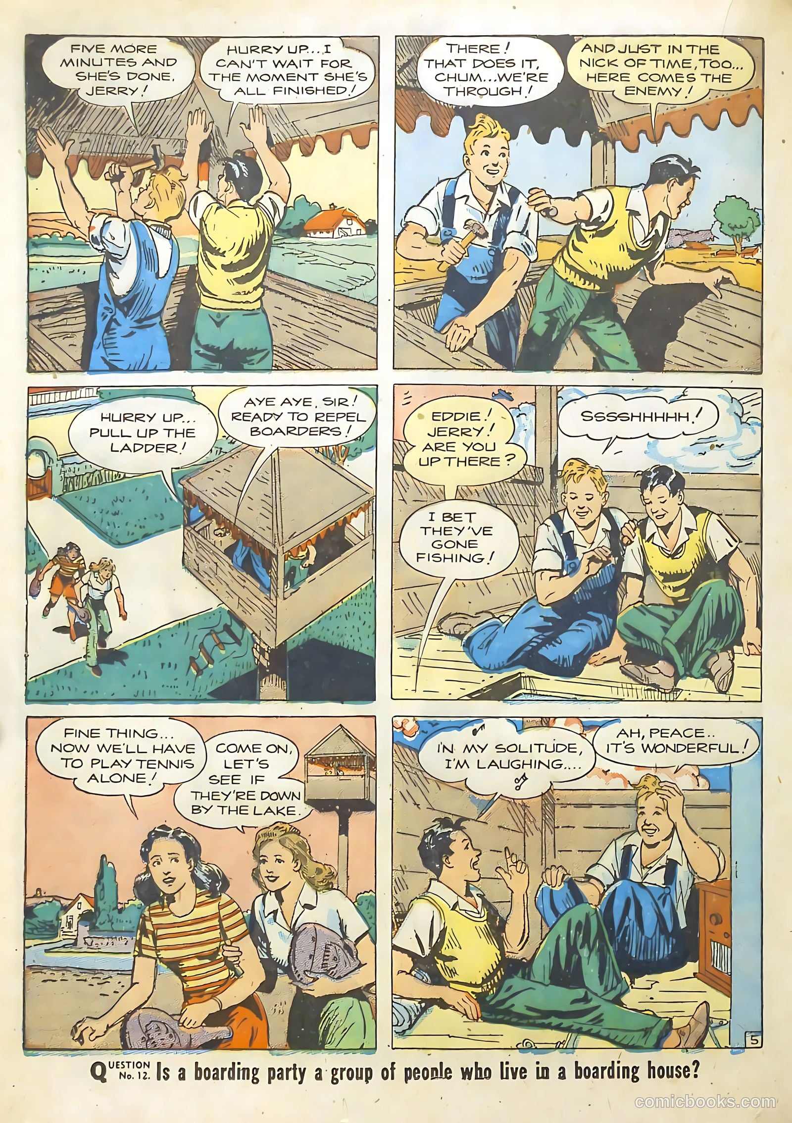 Blue Bolt #11 (1953) — page 28 of 52