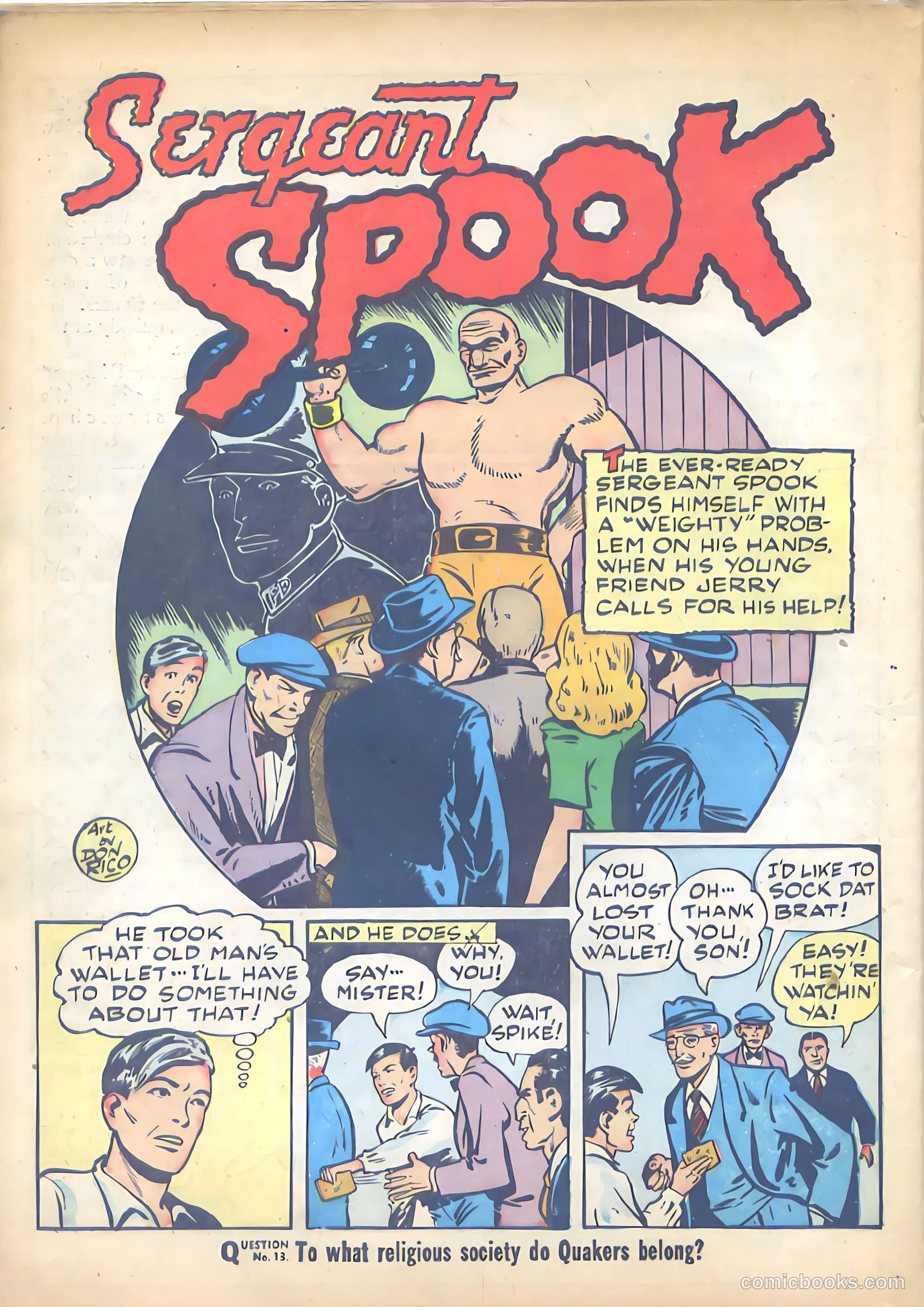 Blue Bolt #11 (1953) — page 32 of 52