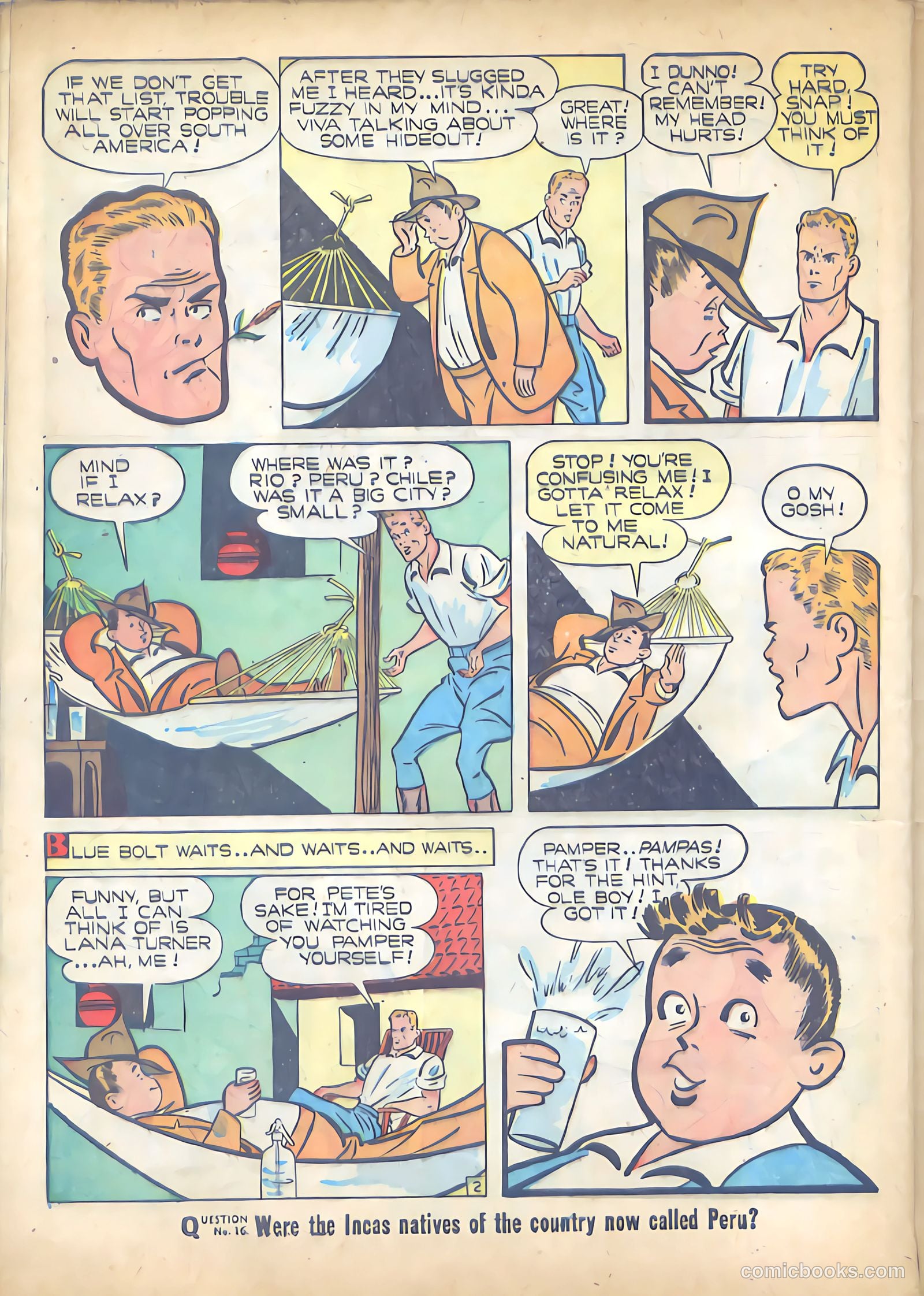 Blue Bolt #11 (1953) — page 40 of 52