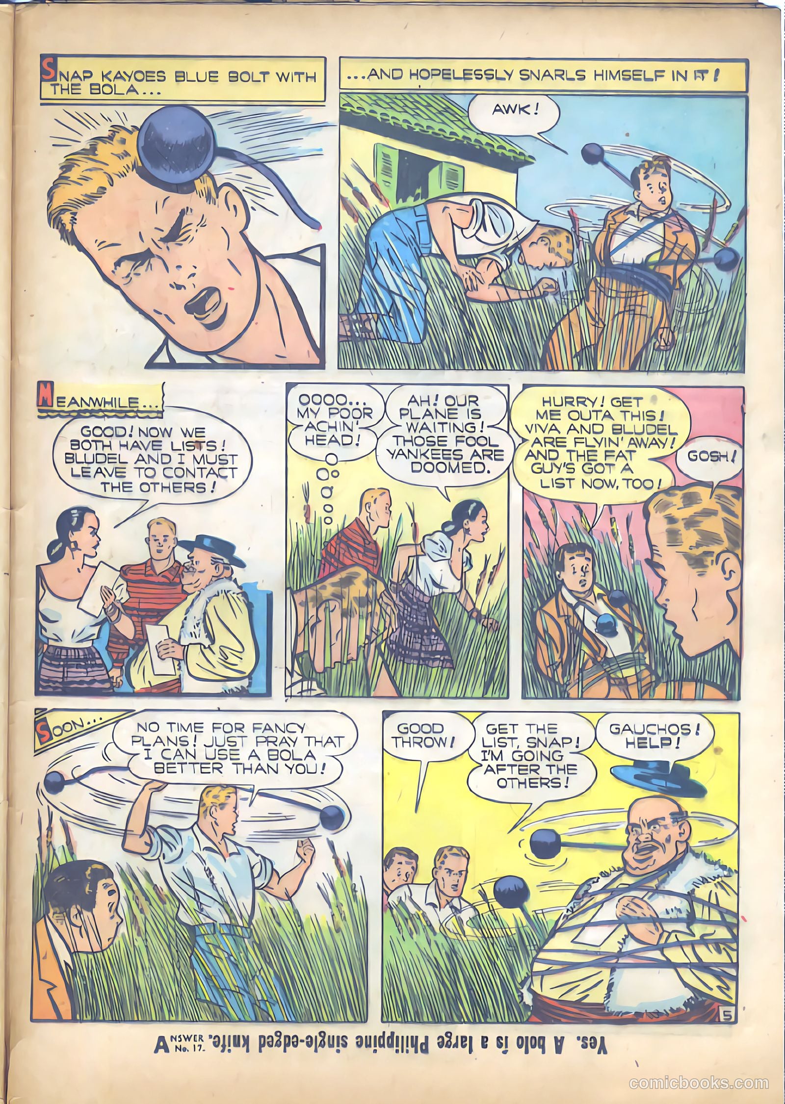 Blue Bolt #11 (1953) — page 43 of 52