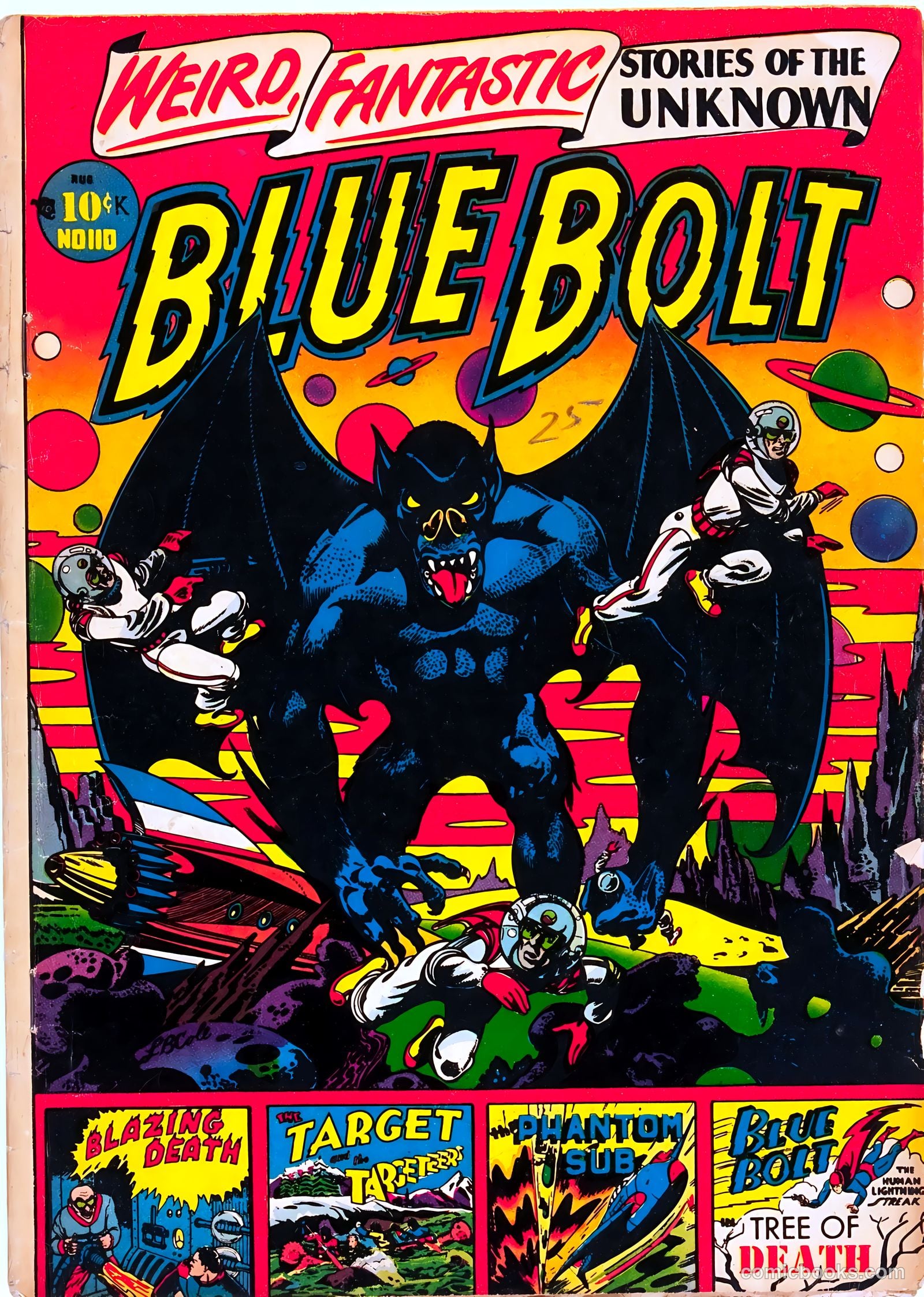 Blue Bolt #110