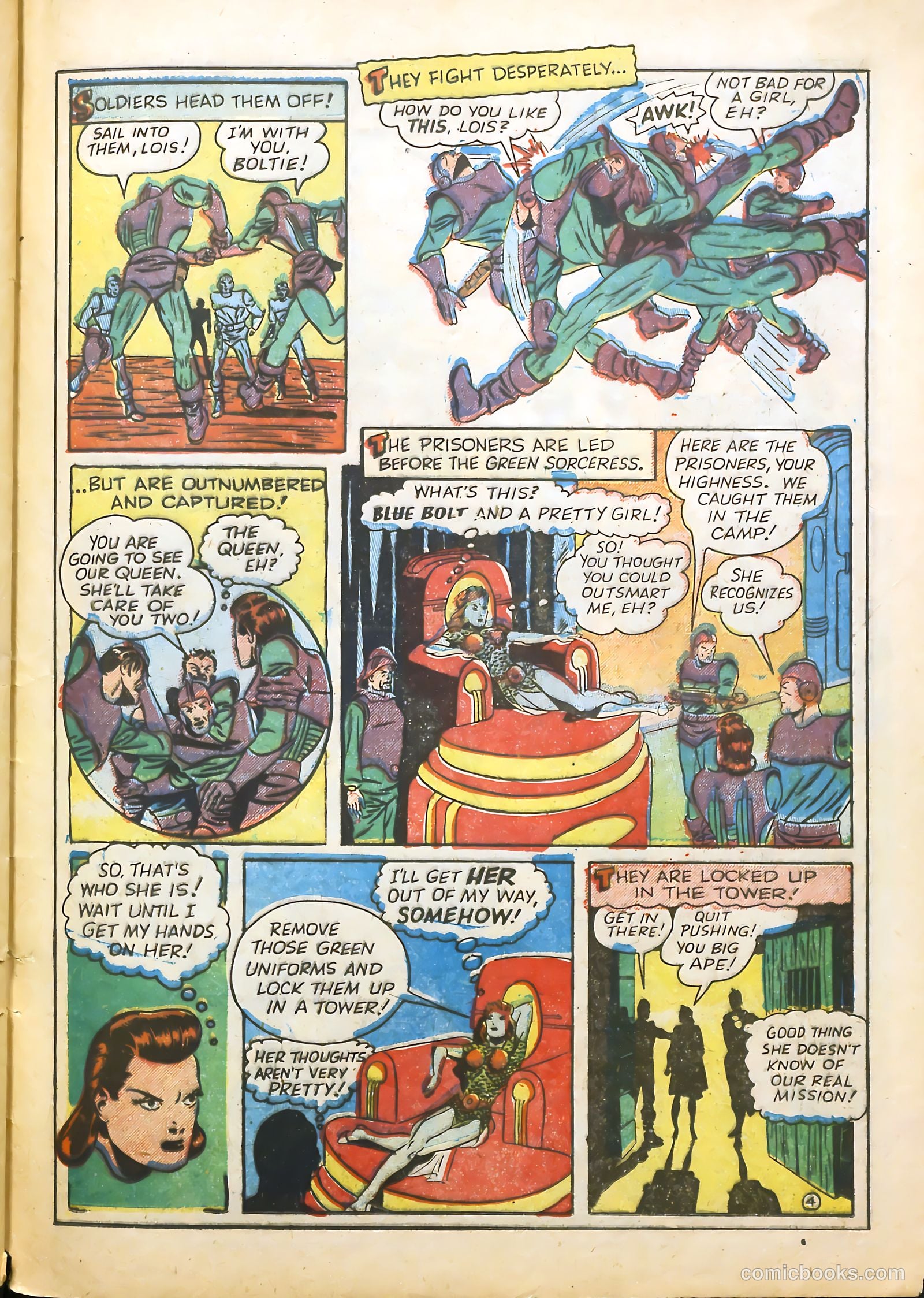 Blue Bolt #110 (1951) — page 28 of 33