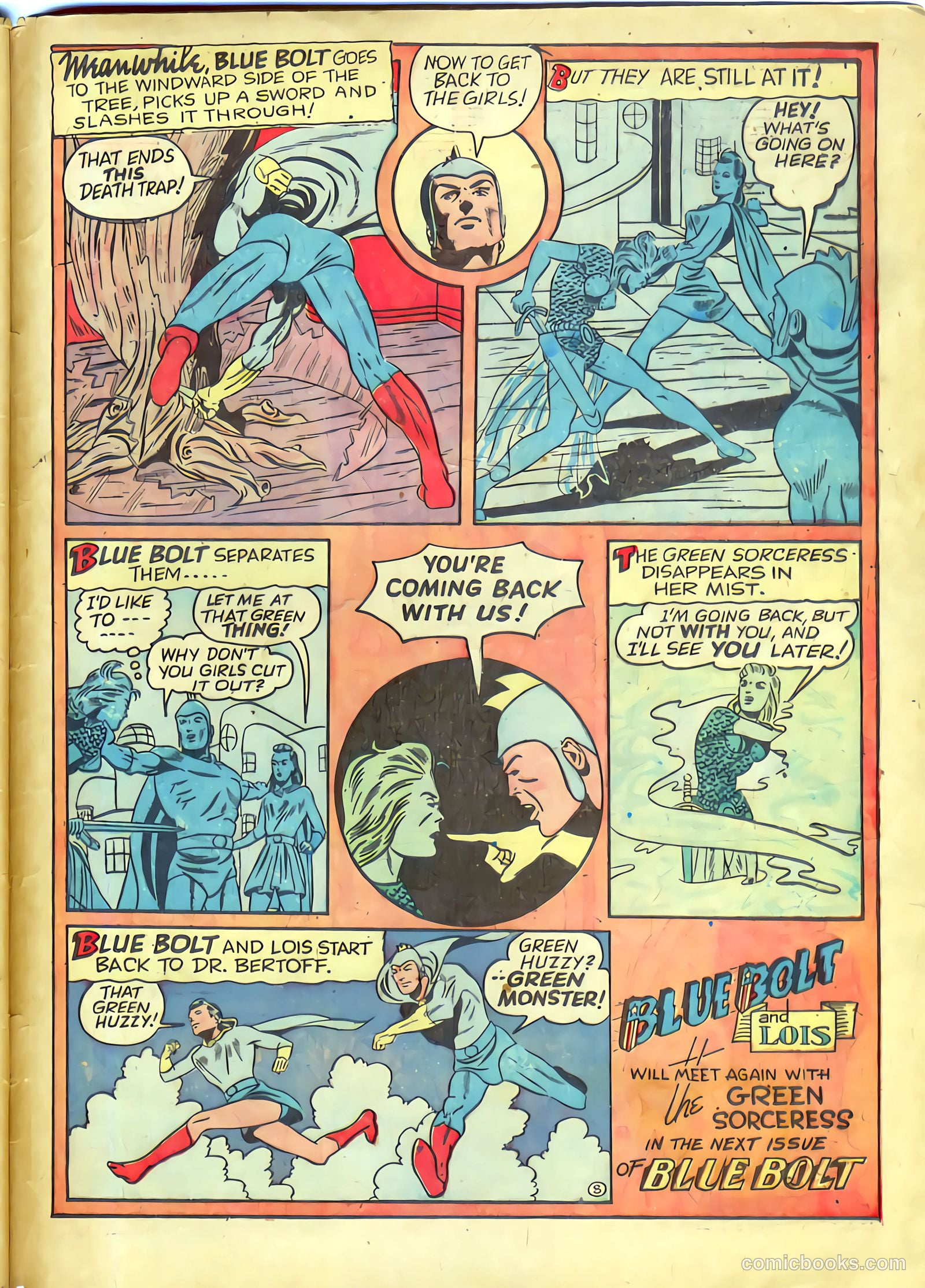 Blue Bolt #110 (1951) — page 32 of 33