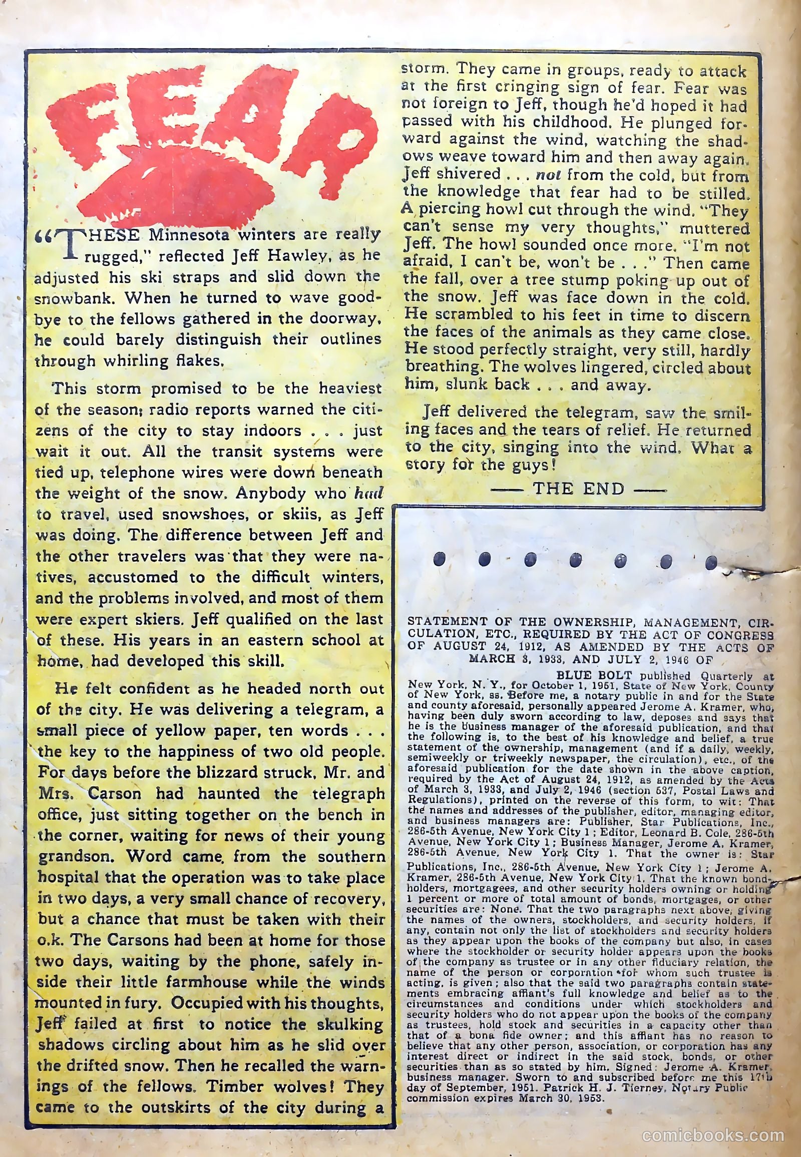 Blue Bolt #112 (1952) — page 26 of 36