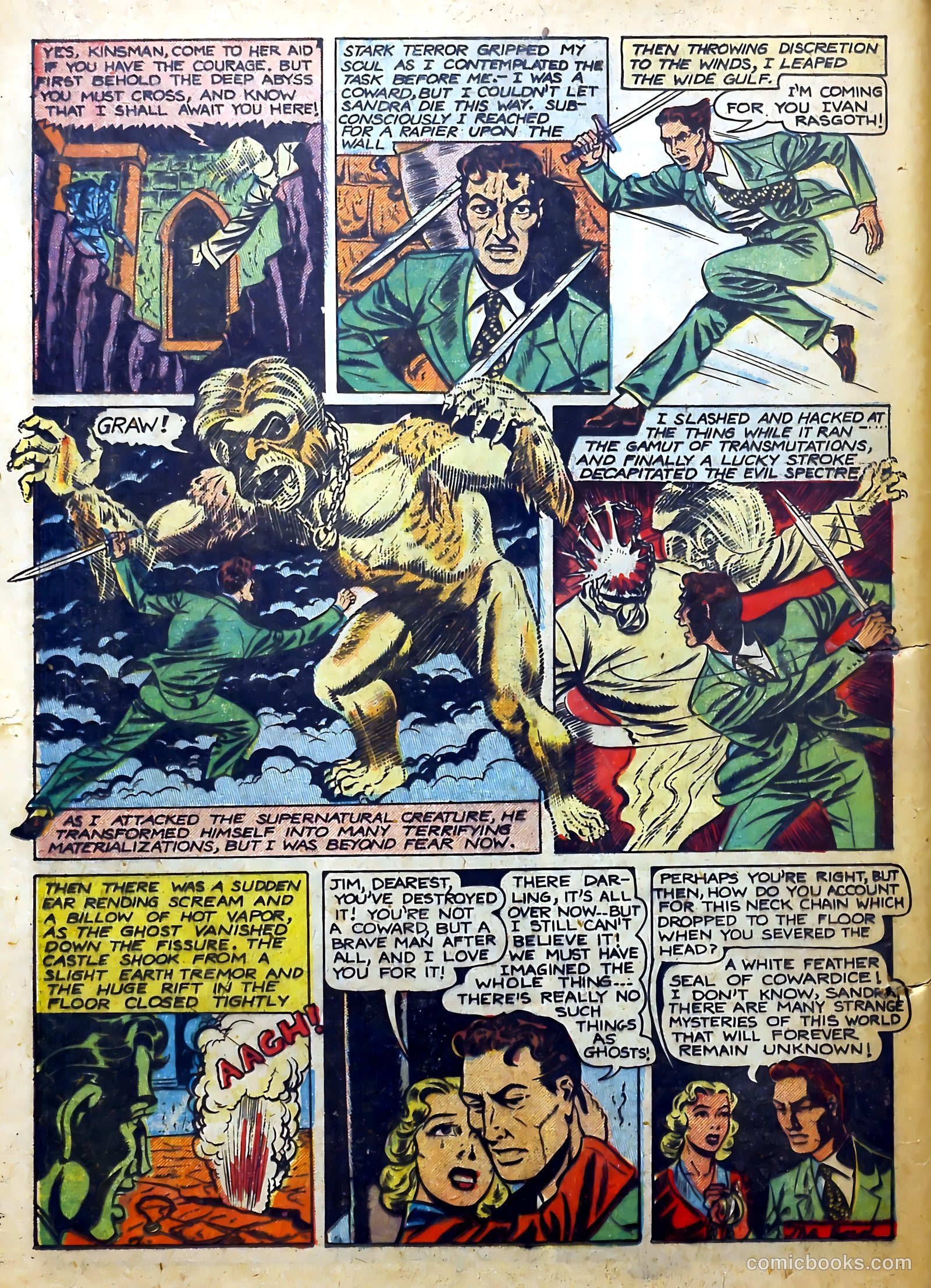 Blue Bolt #112 (1952) — page 32 of 36