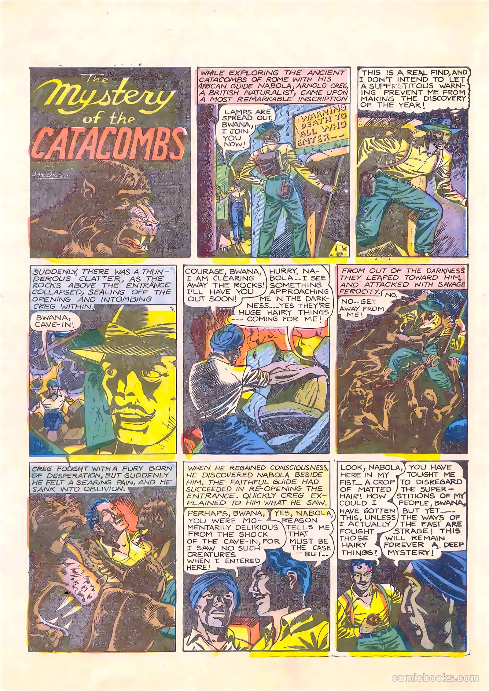 Blue Bolt #115 (1952) — page 9 of 35
