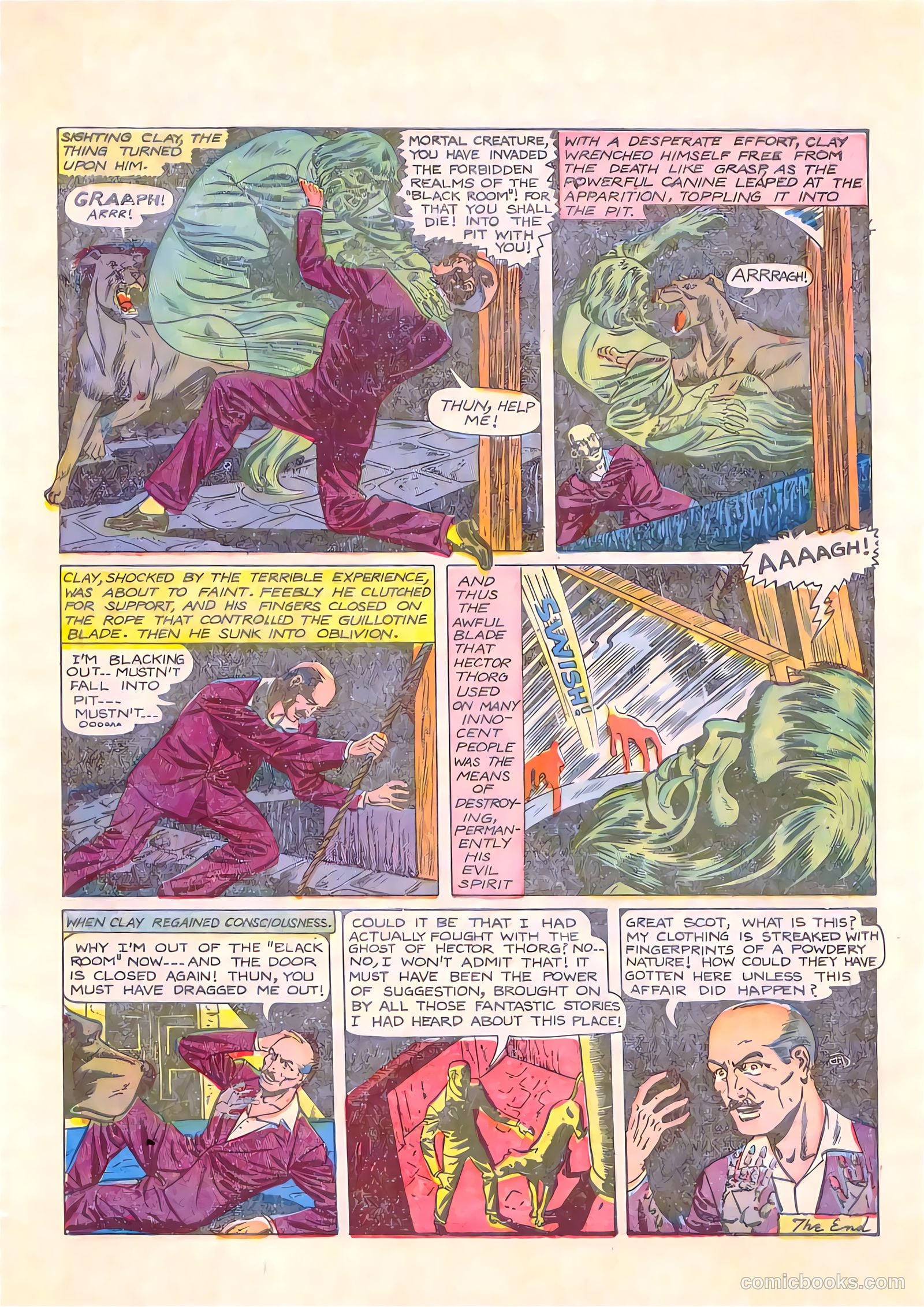 Blue Bolt #115 (1952) — page 32 of 35