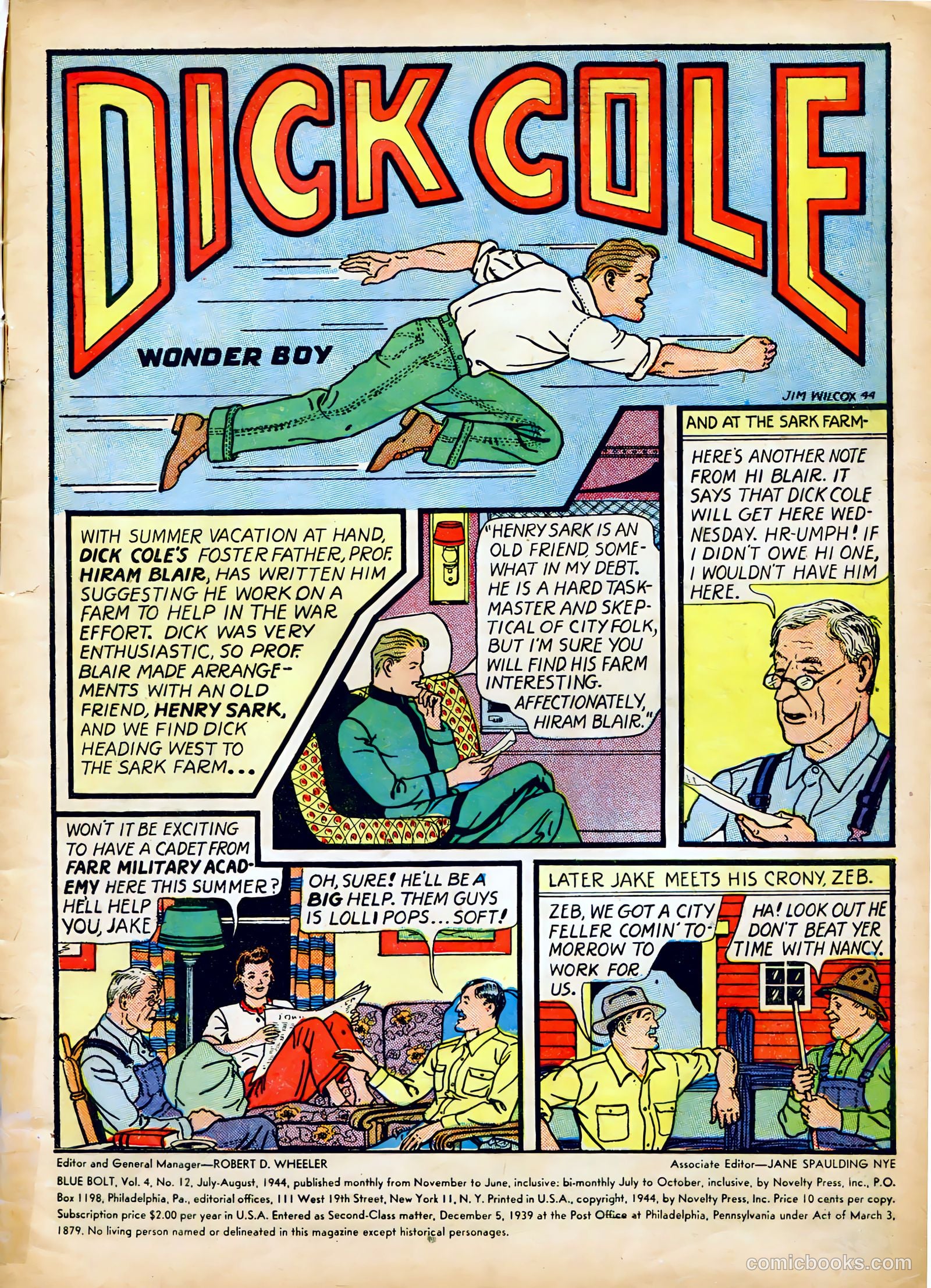 Blue Bolt #12 (1953) — page 3 of 52