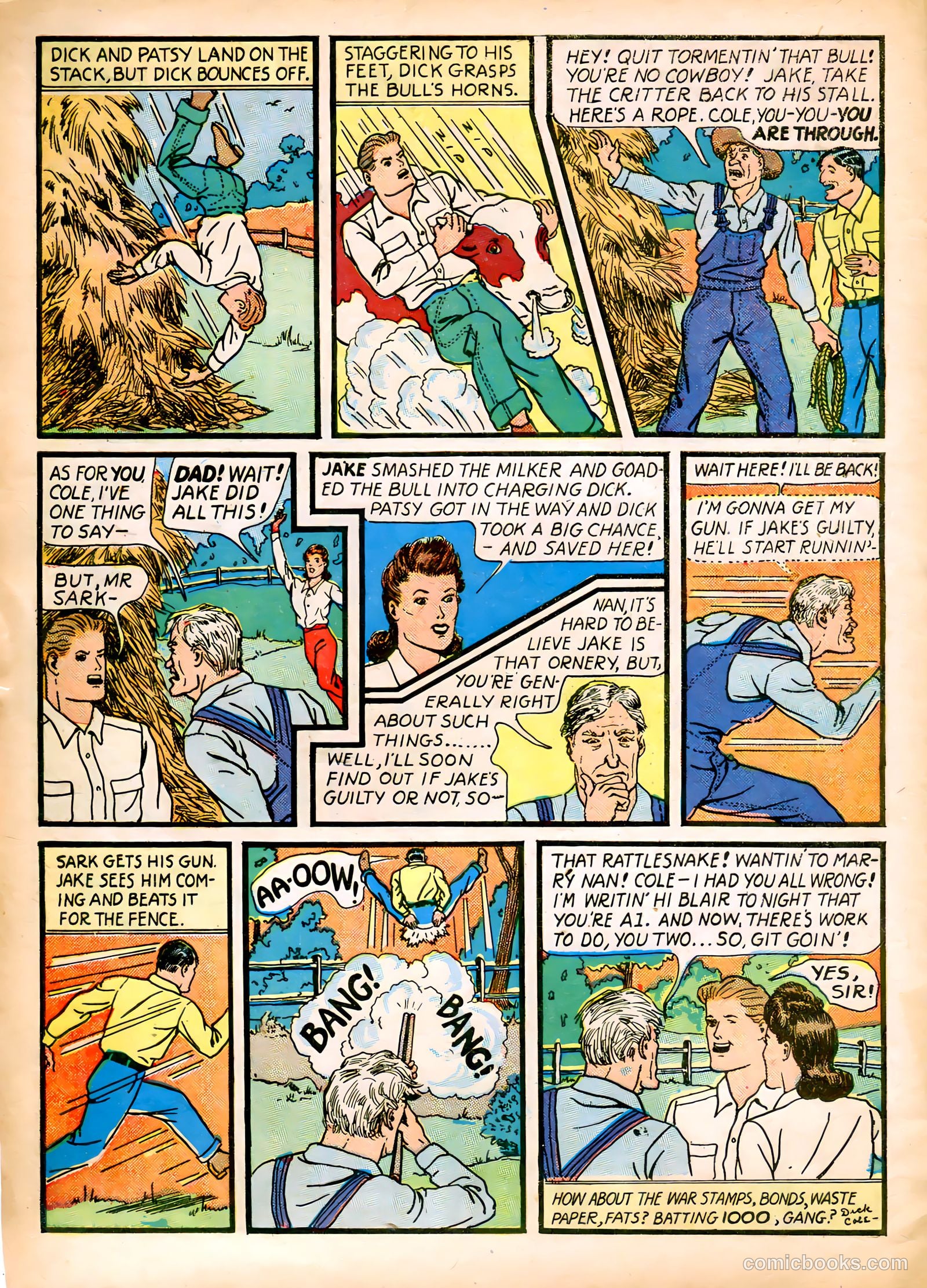 Blue Bolt #12 (1953) — page 12 of 52