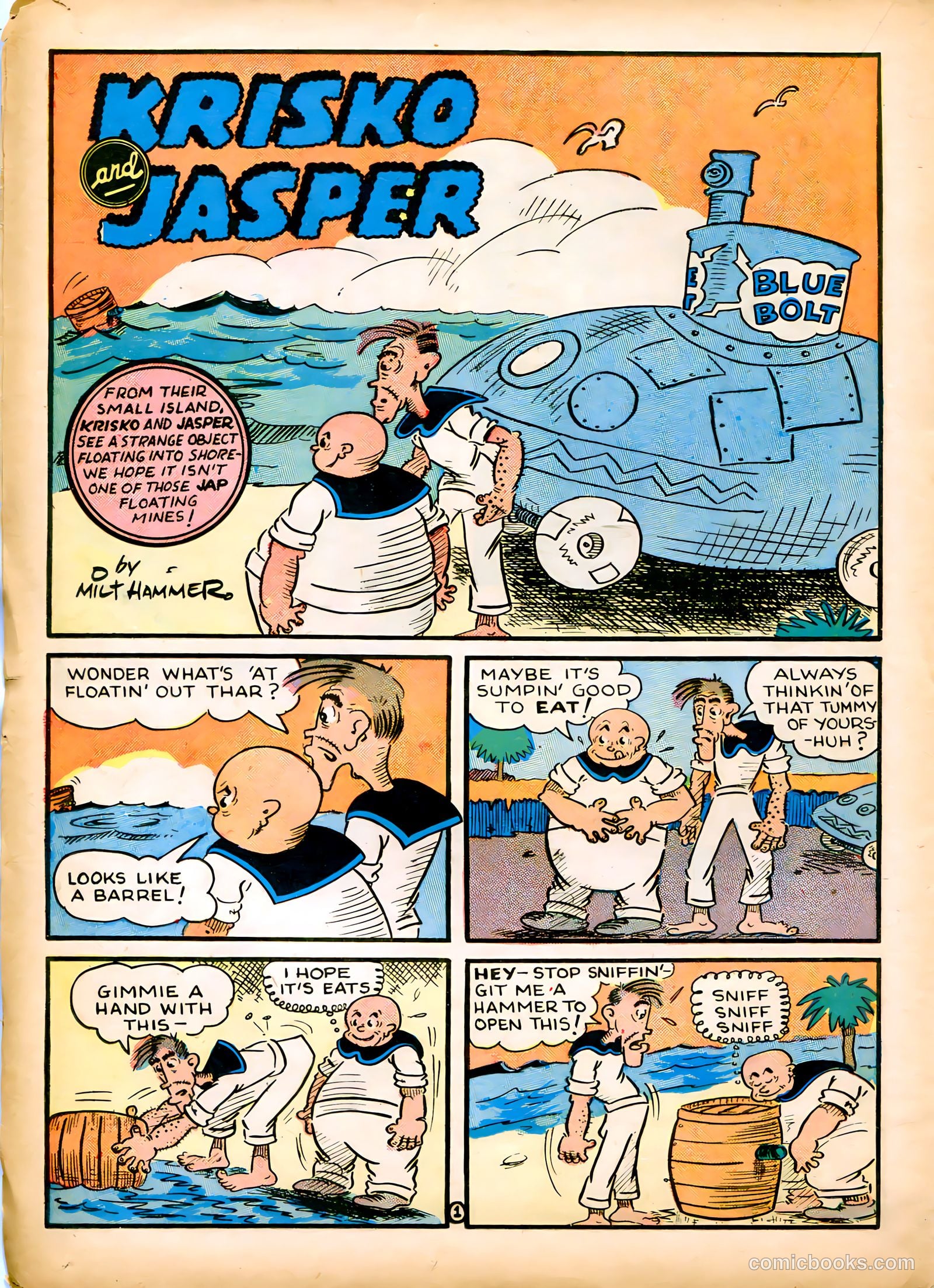 Blue Bolt #12 (1953) — page 30 of 52