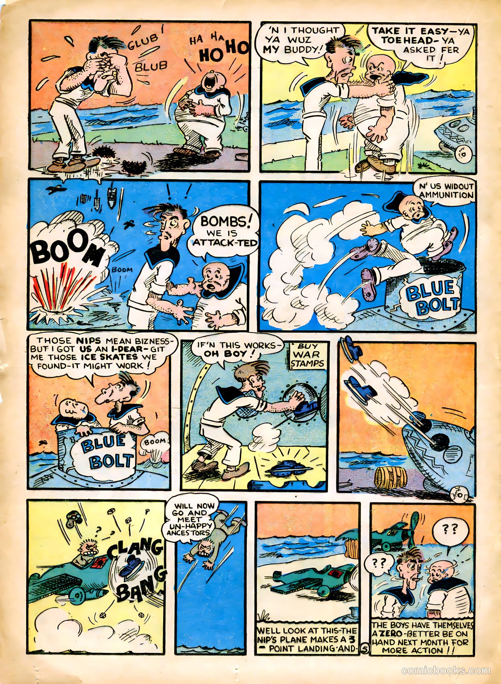 Blue Bolt #12 (1953) — page 34 of 52