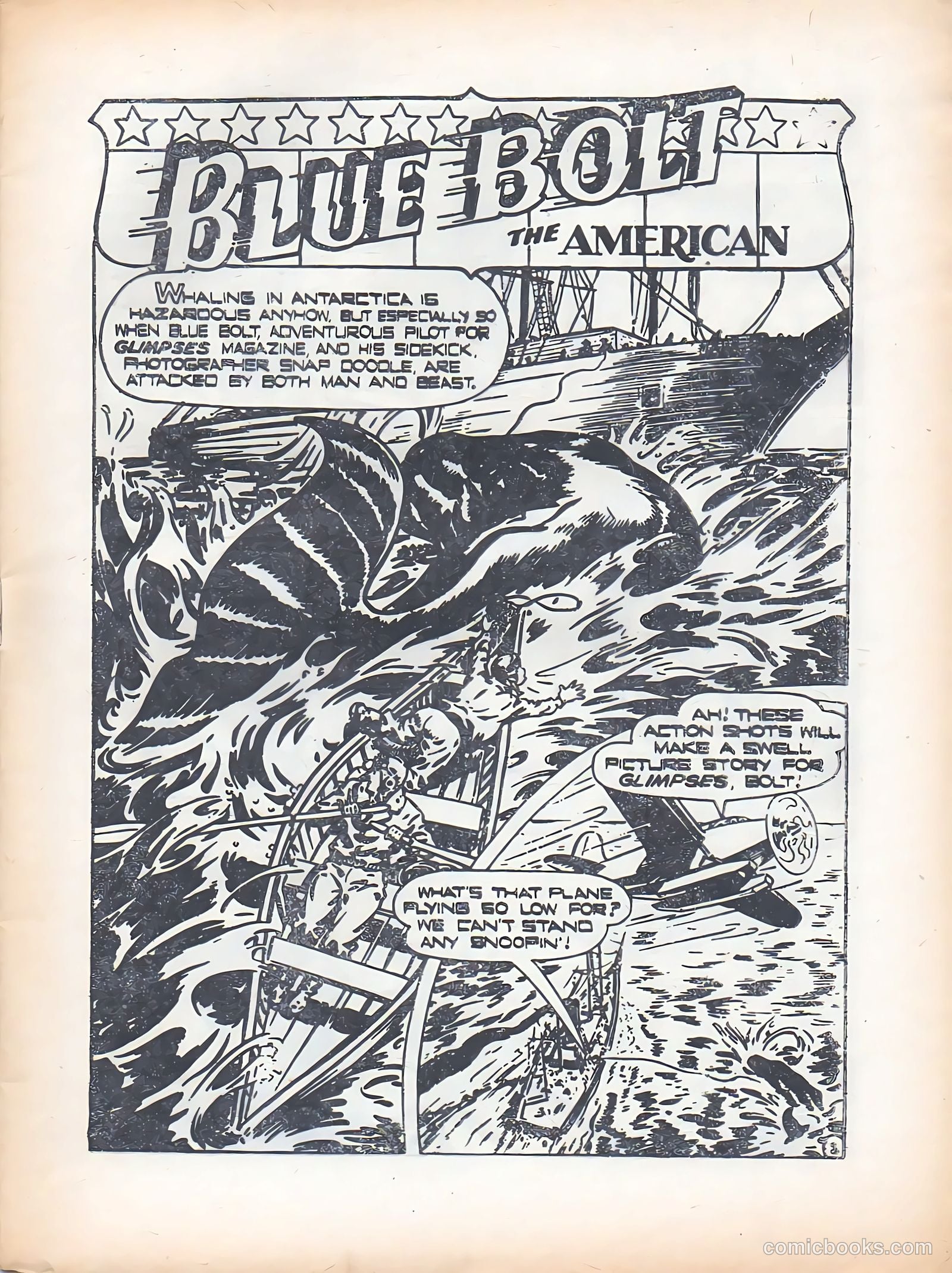Blue Bolt #13 (1953) — page 3 of 36