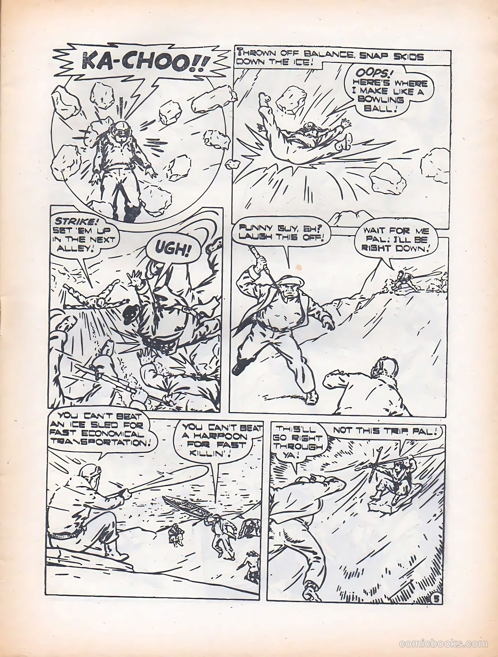 Blue Bolt #13 (1953) — page 7 of 36