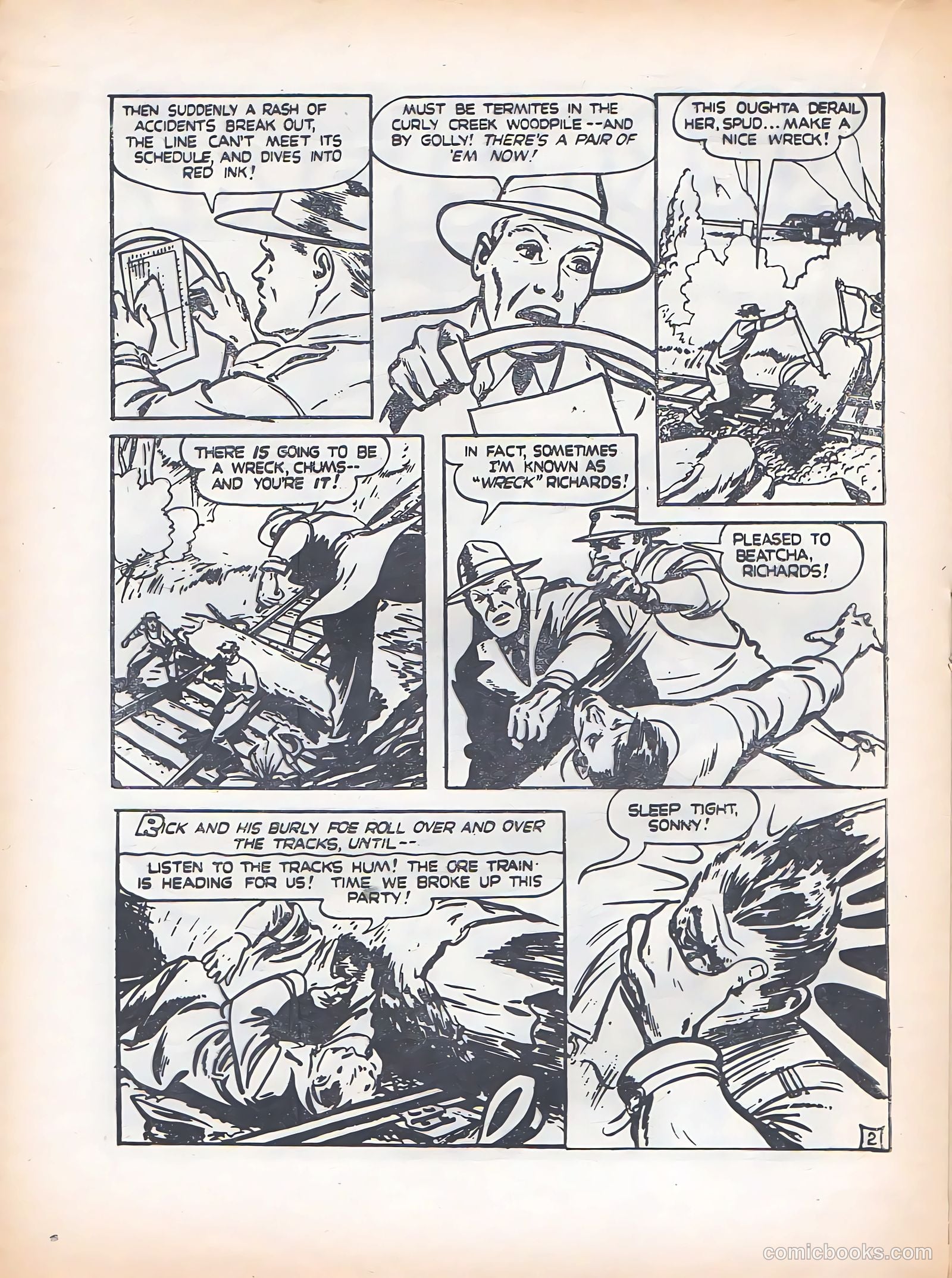 Blue Bolt #13 (1953) — page 22 of 36