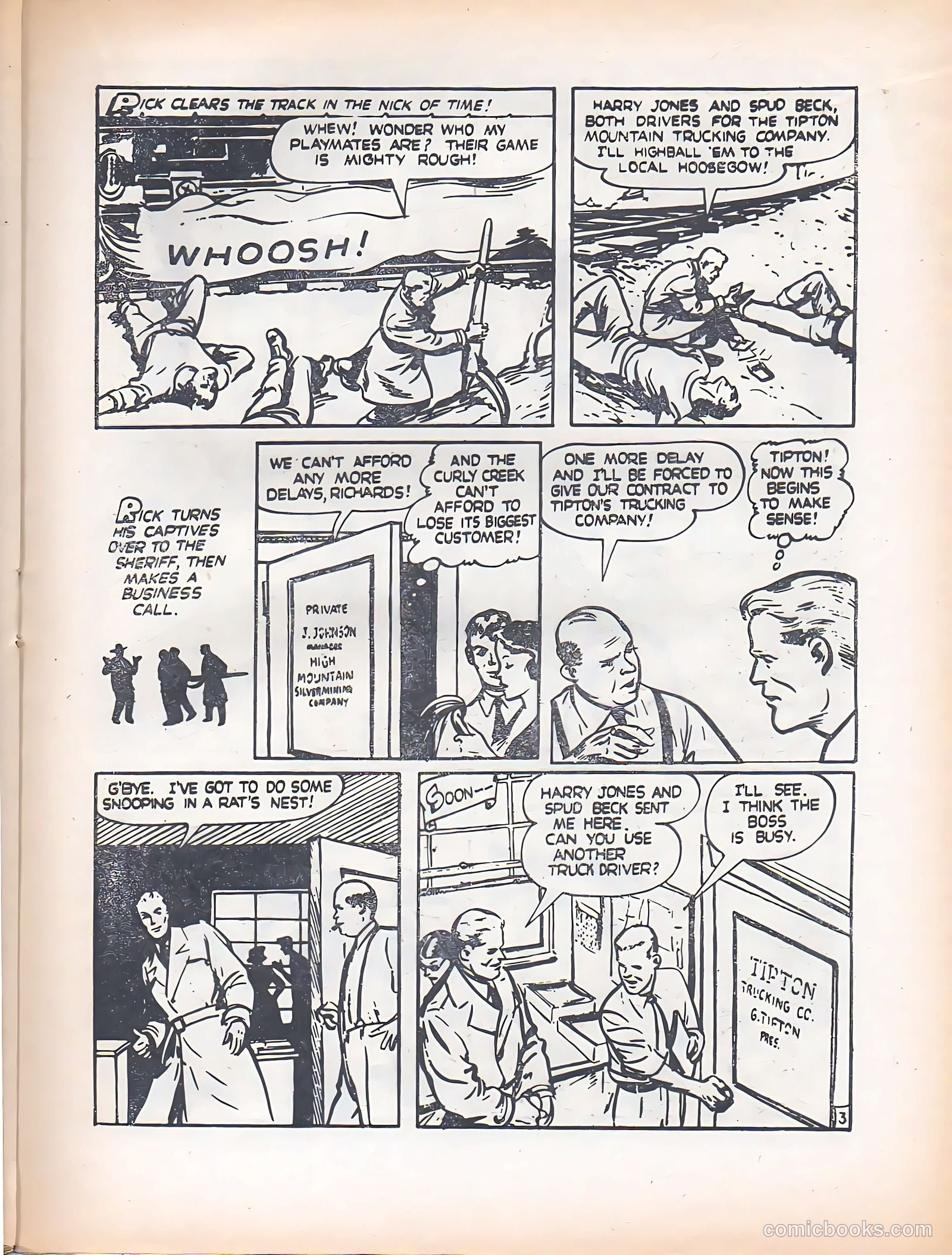 Blue Bolt #13 (1953) — page 23 of 36