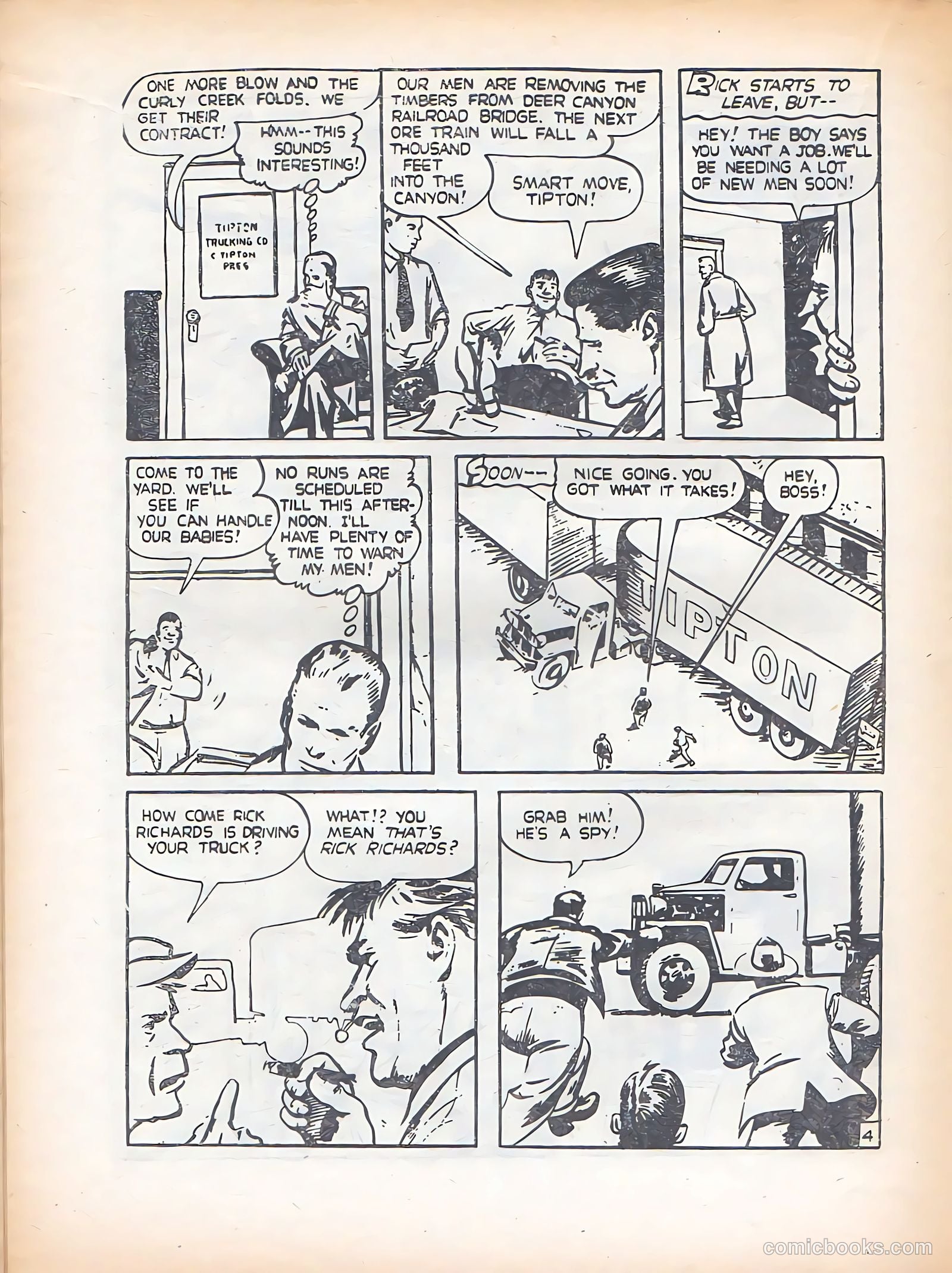 Blue Bolt #13 (1953) — page 24 of 36
