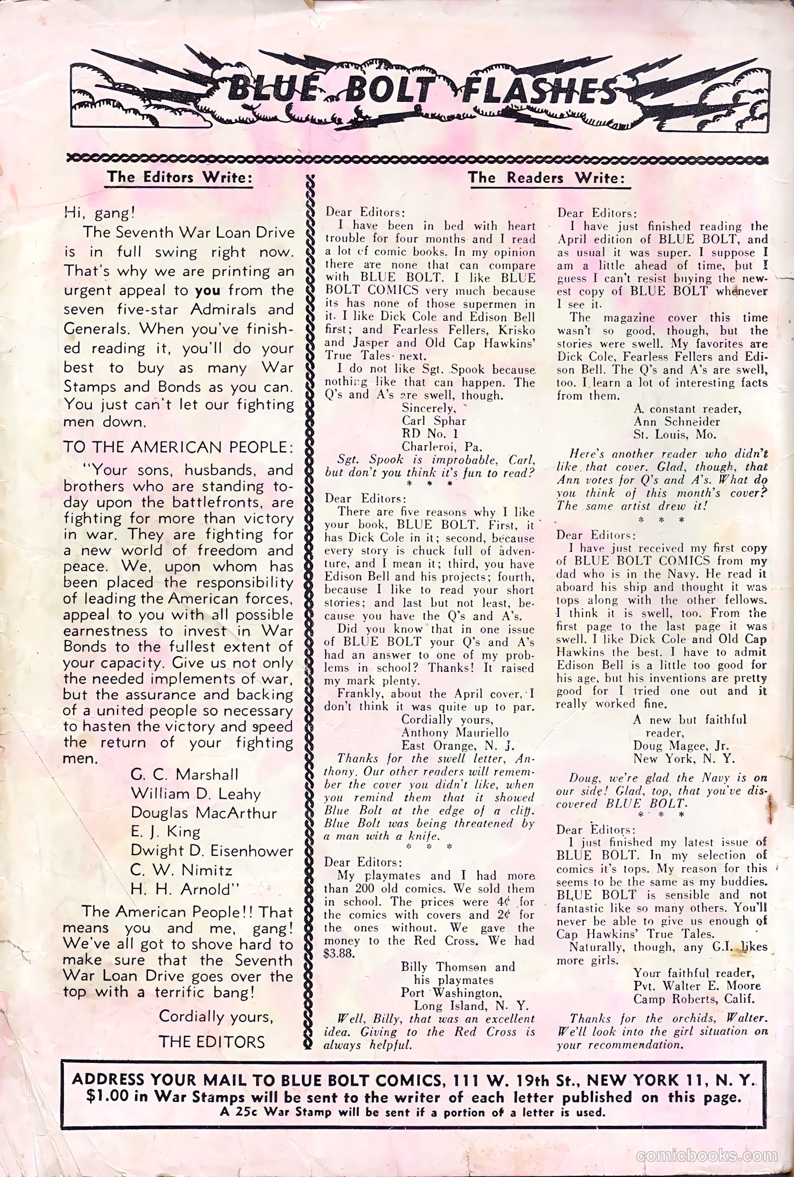 Blue Bolt #2 (1952) — page 2 of 52