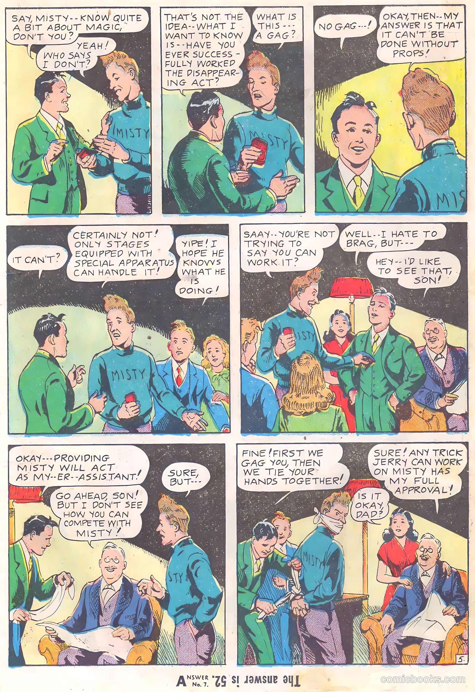 Blue Bolt #2 (1952) — page 21 of 52