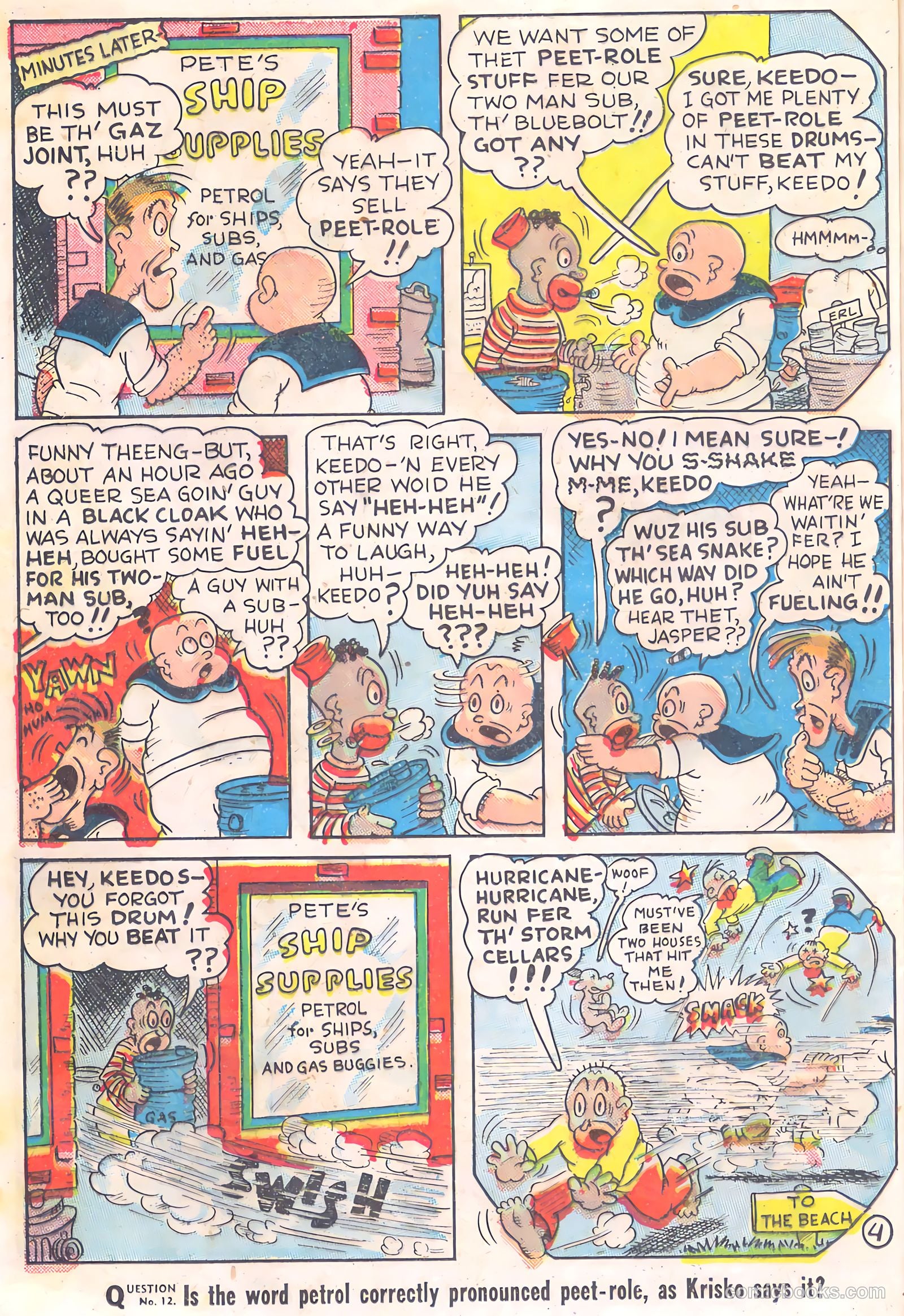 Blue Bolt #2 (1952) — page 34 of 52