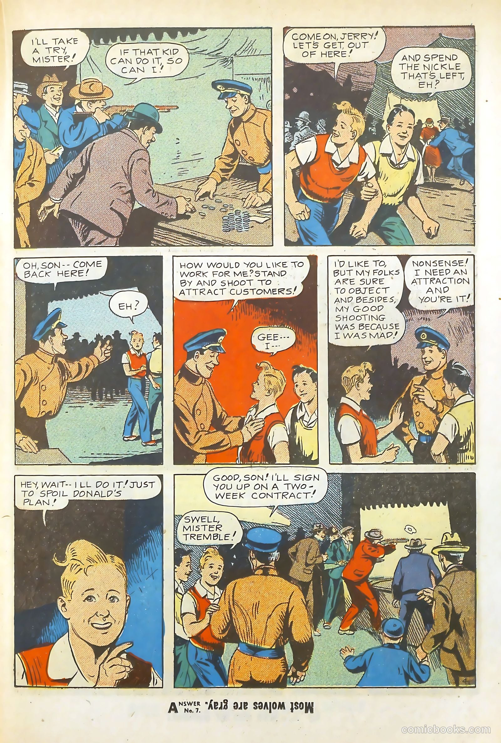 Blue Bolt #3 (1952) — page 21 of 52