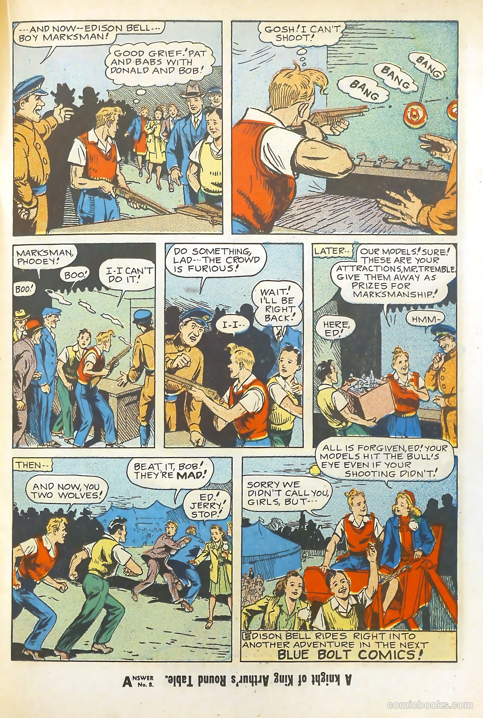 Blue Bolt #3 (1952) — page 23 of 52