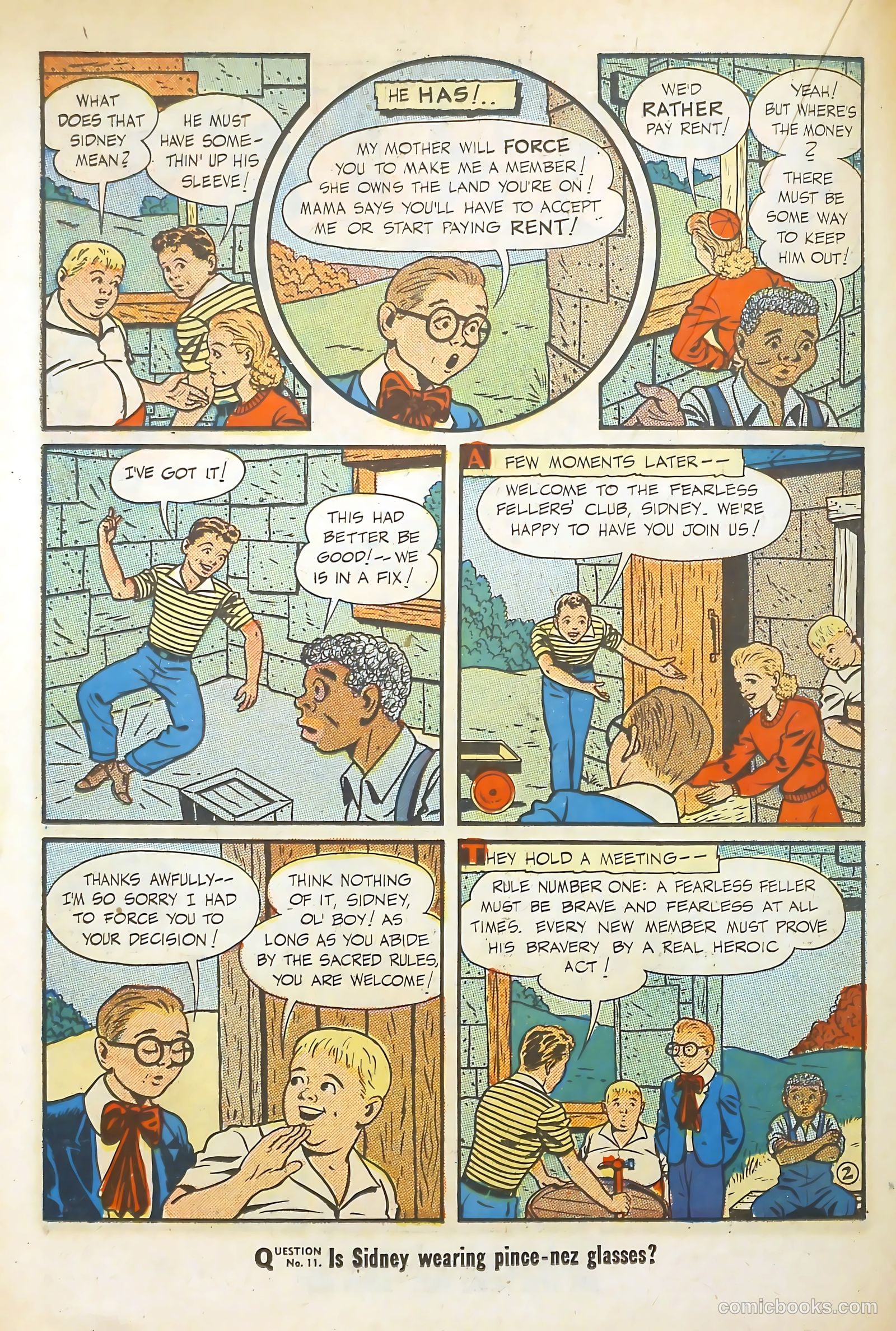 Blue Bolt #3 (1952) — page 32 of 52