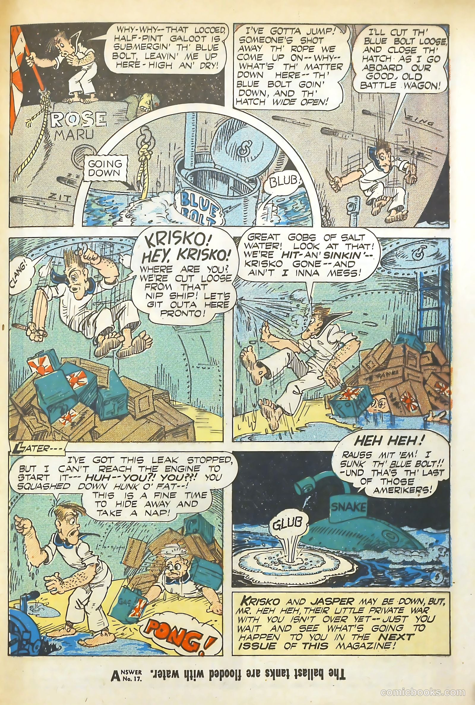 Blue Bolt #3 (1952) — page 49 of 52
