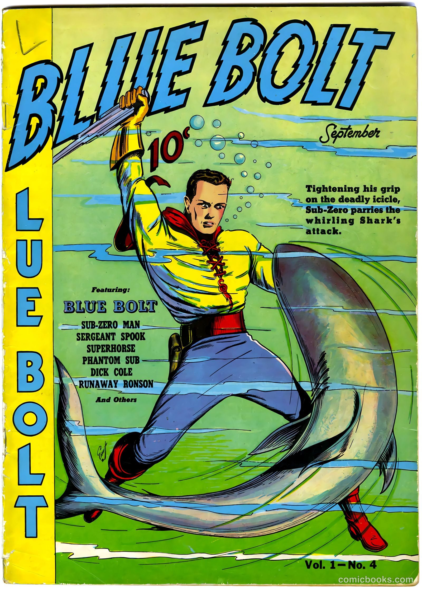 Blue Bolt #4 (1952) — page 2 of 69