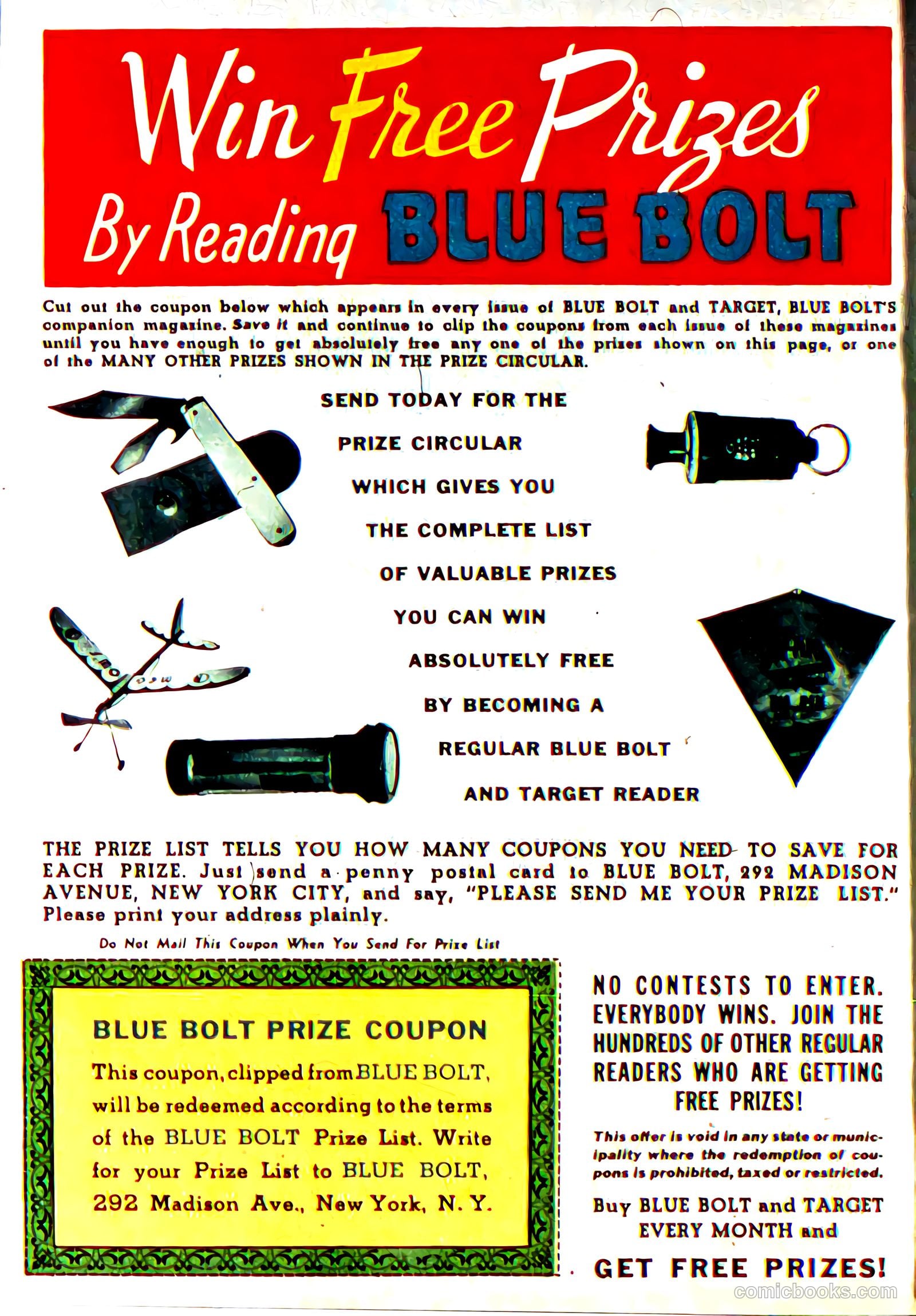 Blue Bolt #4 (1952) — page 3 of 69