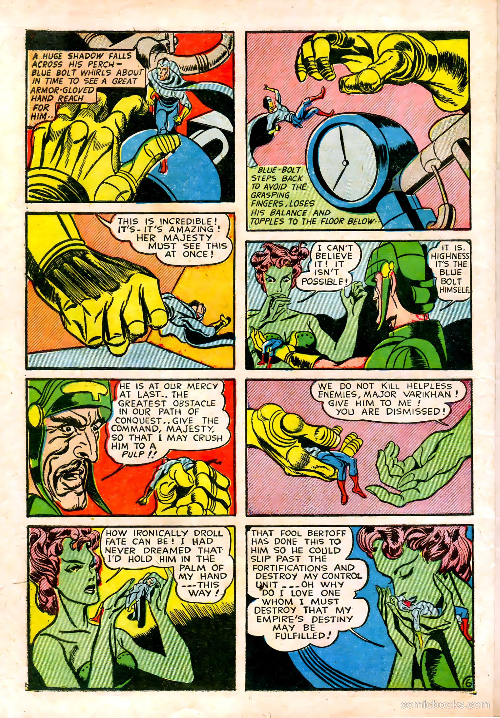 Blue Bolt #4 (1952) — page 9 of 69