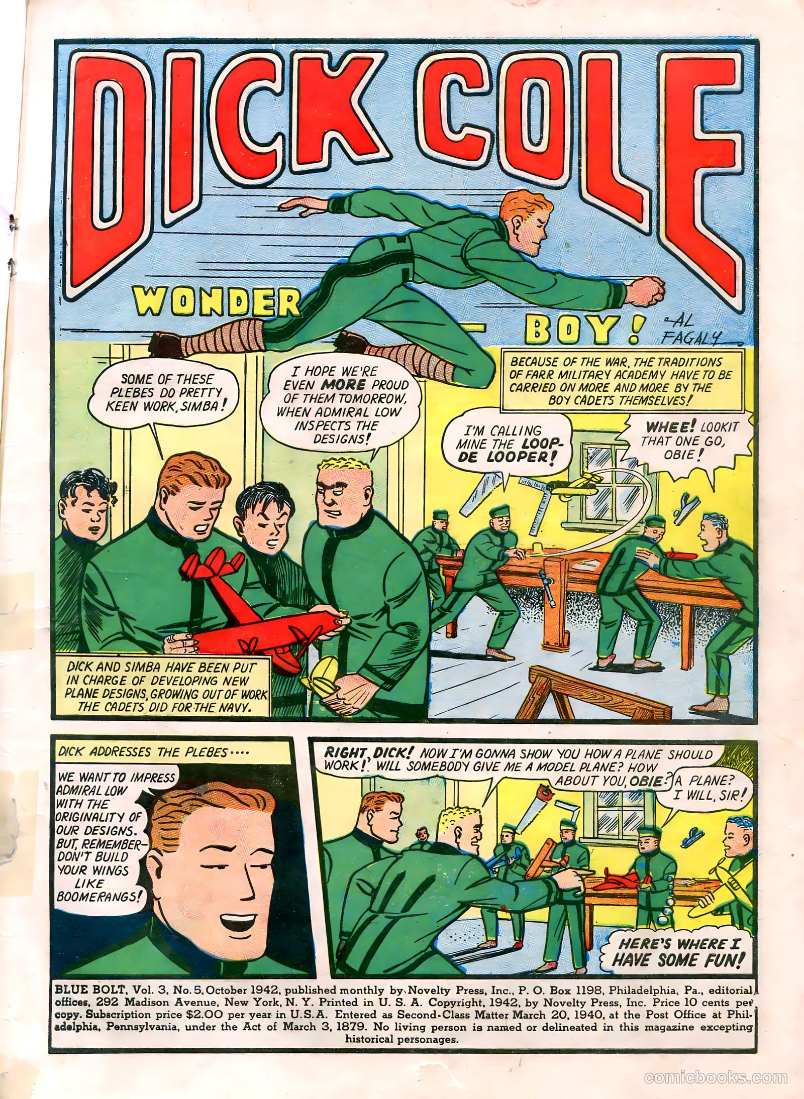 Blue Bolt #5 (1942) — page 3 of 68