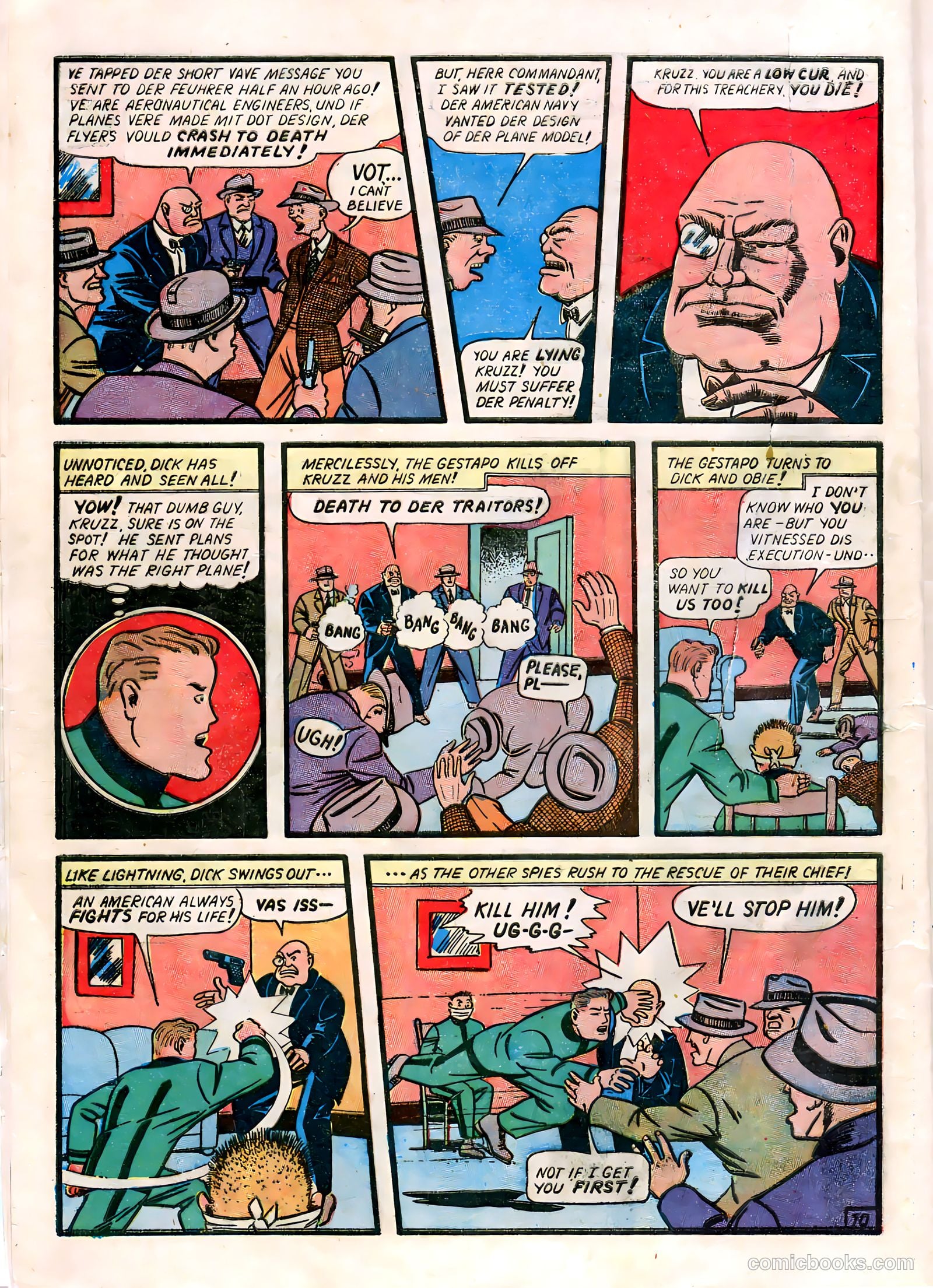 Blue Bolt #5 (1942) — page 12 of 68