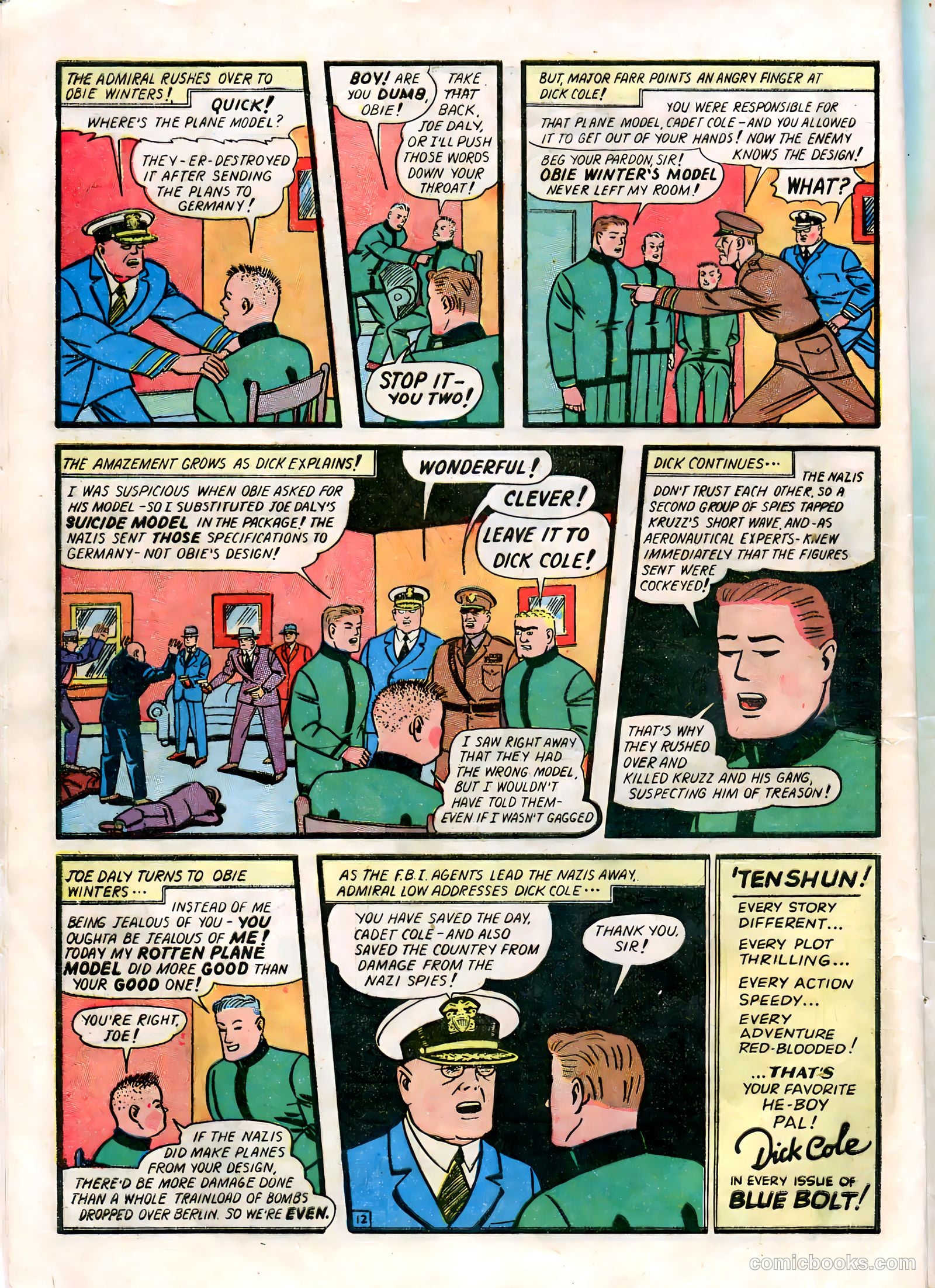 Blue Bolt #5 (1942) — page 14 of 68