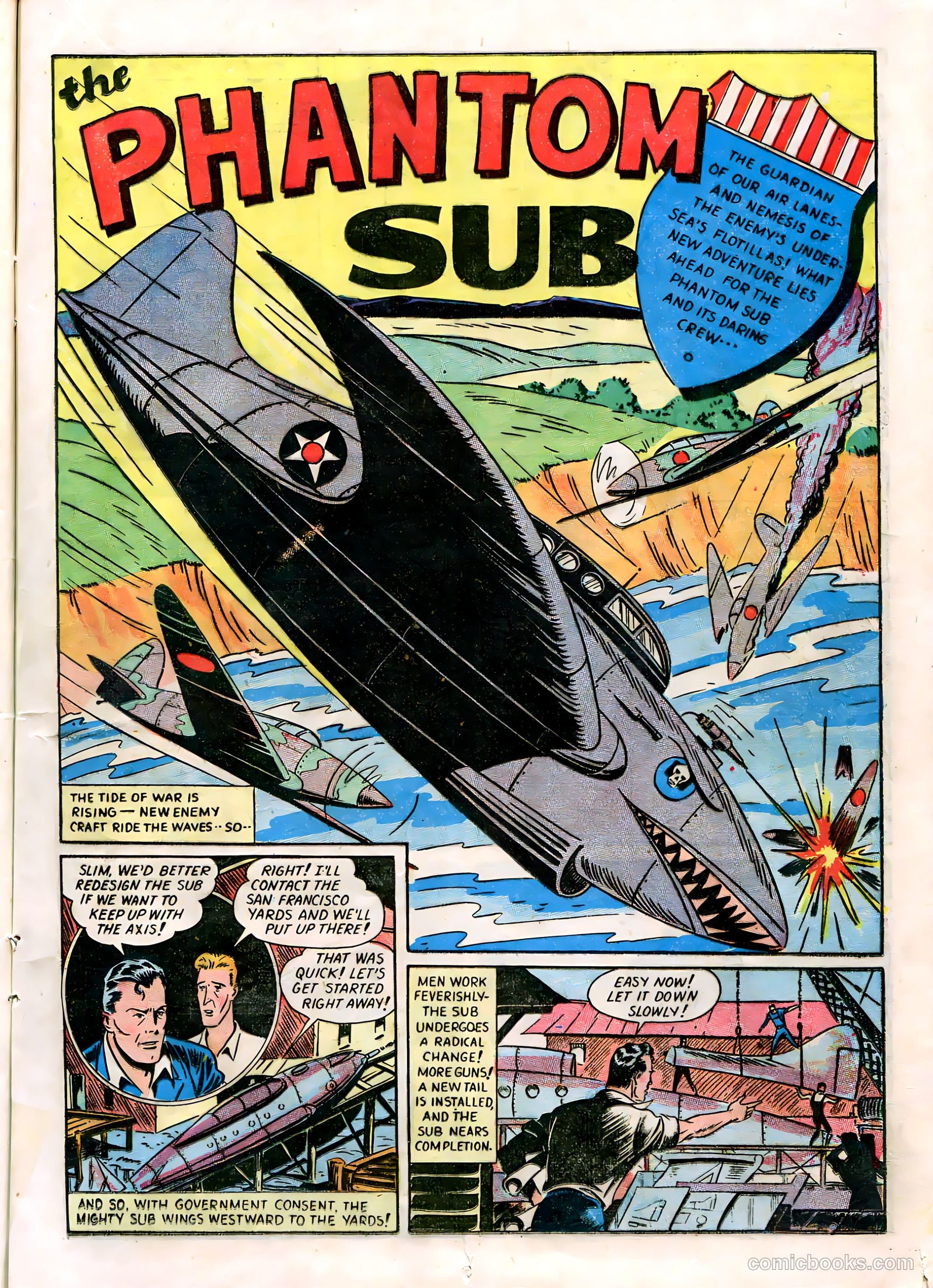 Blue Bolt #5 (1942) — page 23 of 68