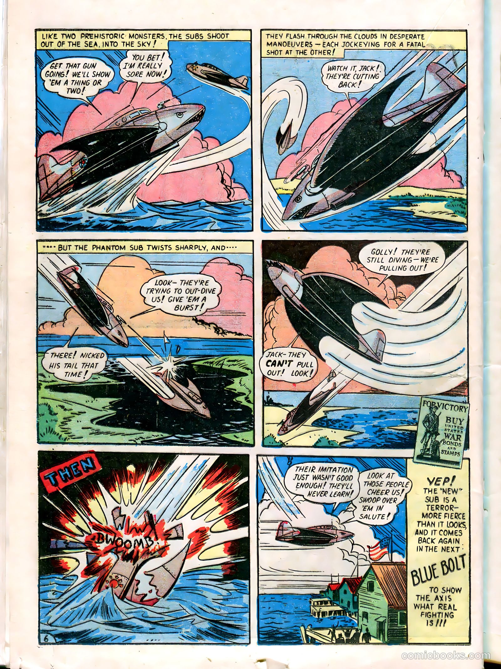 Blue Bolt #5 (1942) — page 28 of 68