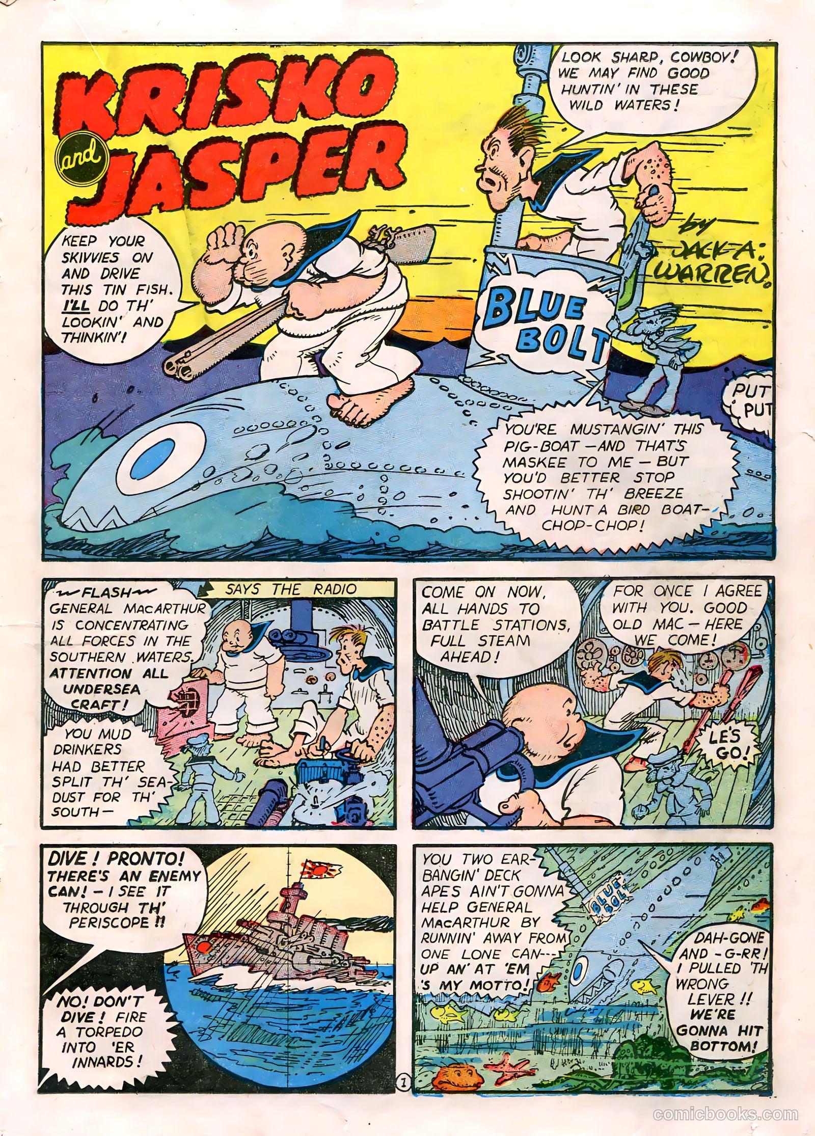Blue Bolt #5 (1942) — page 29 of 68